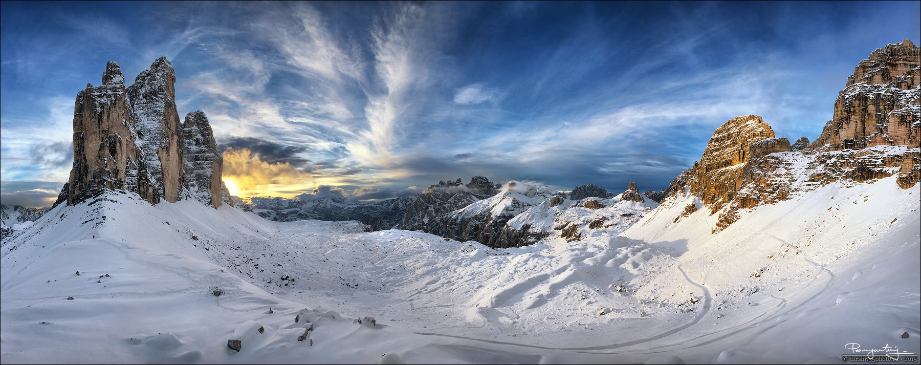 Alps, Bolzano, Di lavaredo, Dolomites, Drei zinnen, Italy, Panorama, South tyrol, Three peaks, Tre cime, Andrew Thrasher