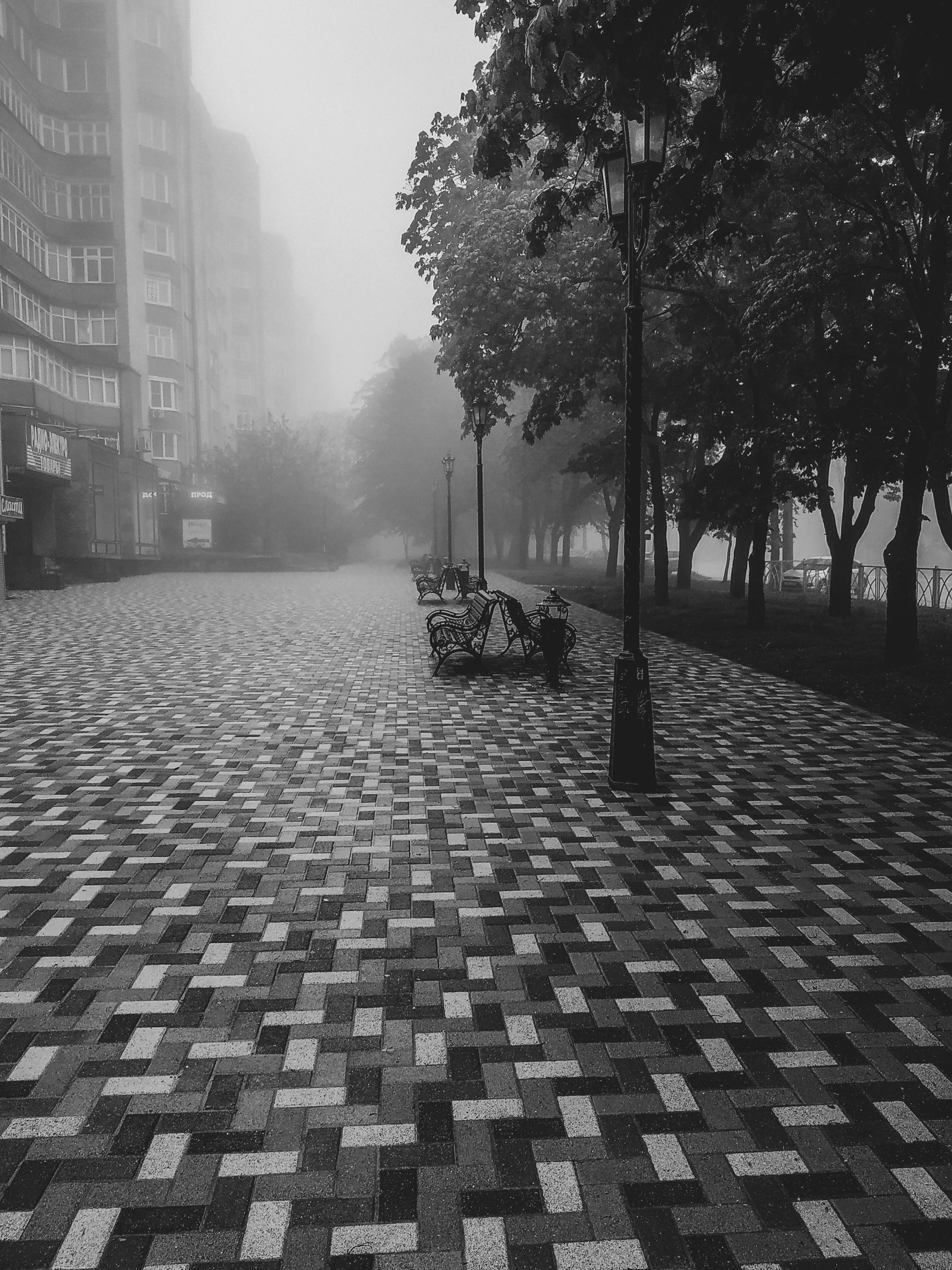 Туман, город, стрит, мобильное,архитектура, Виталий Маслов