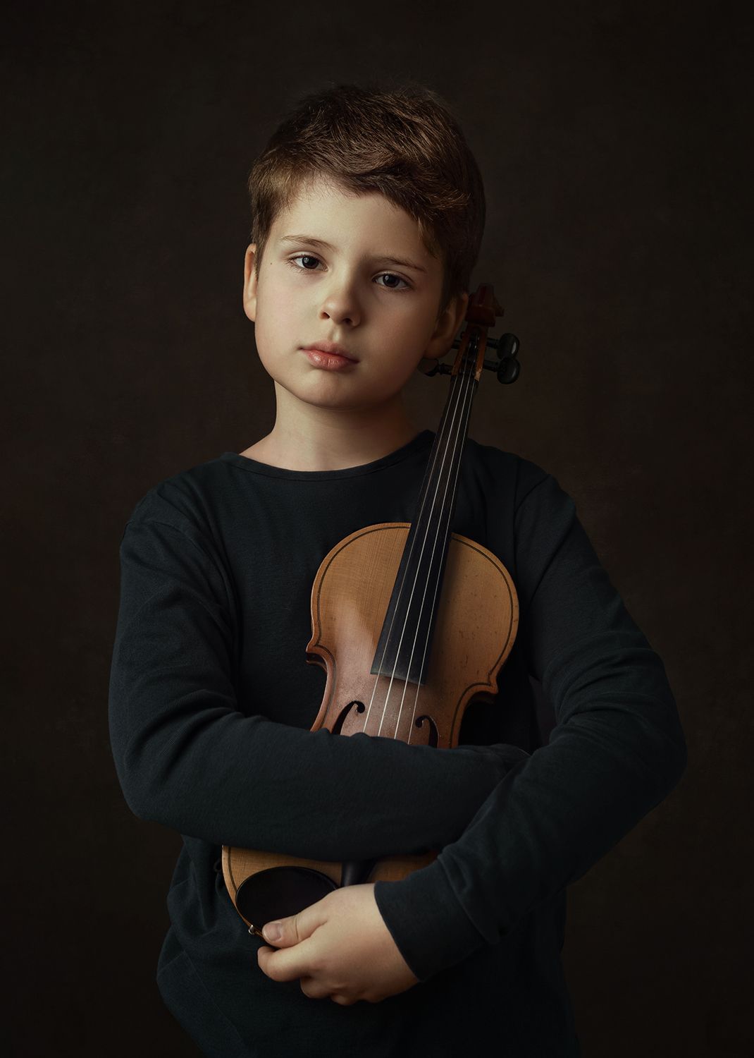 ребенок со скрипкой, Владимирова Оксана