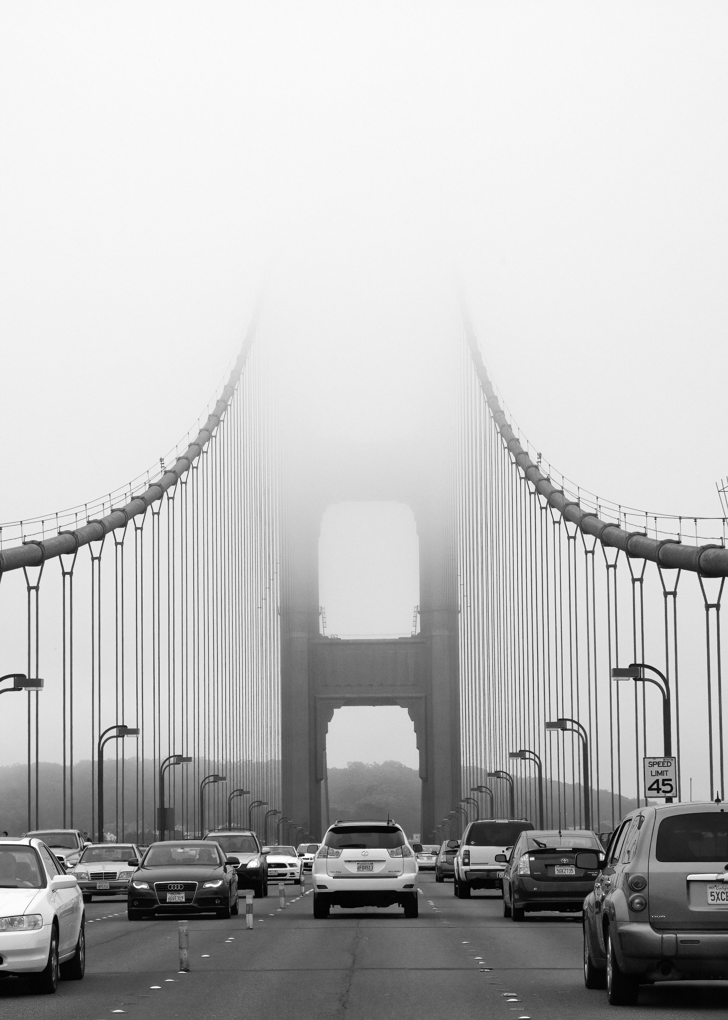 Мост, Сан-Франциско, Золотые ворота, туман, Илья Пономарев