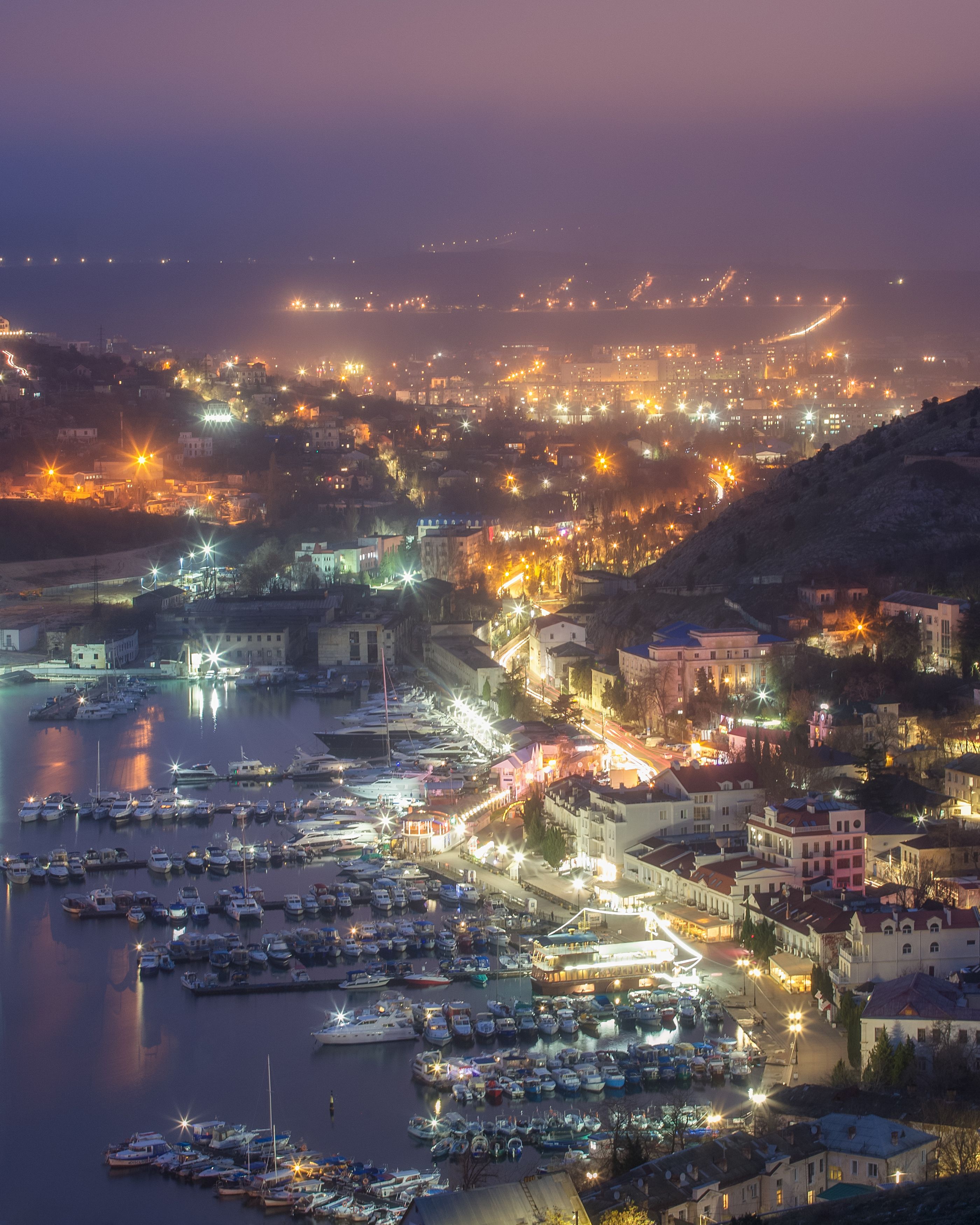 крым, балаклава, пейзаж, городской пейзаж, севастополь, crimea, night, landscape, Дмитренко Екатерина