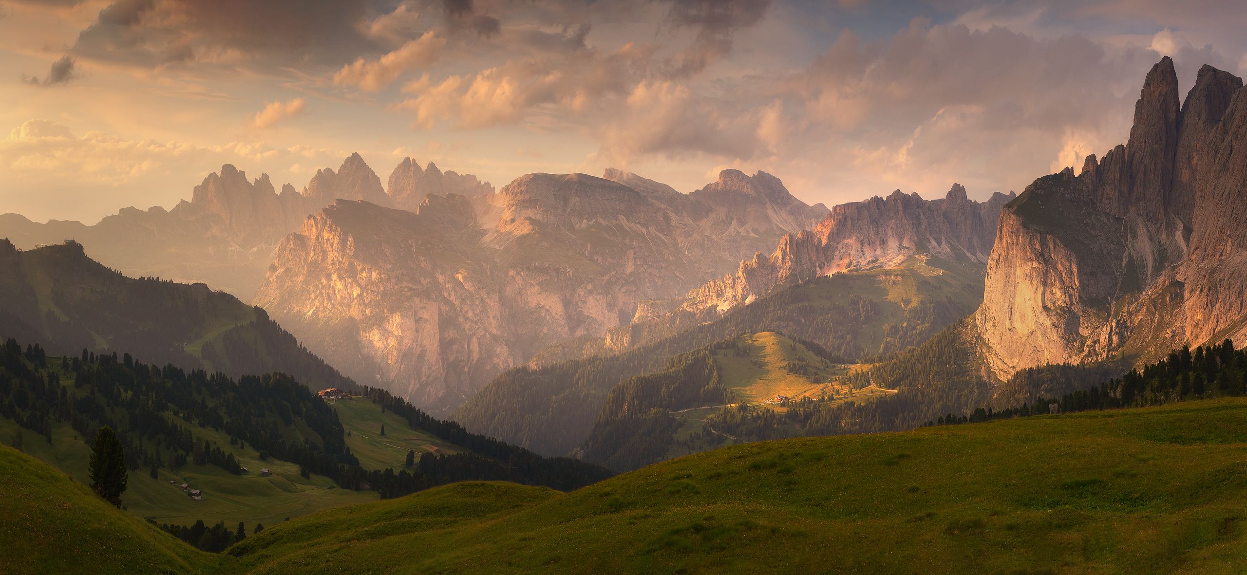 Dolomites, Alps, Italy, evening, sammer, sunset, Евгений Матюшенков