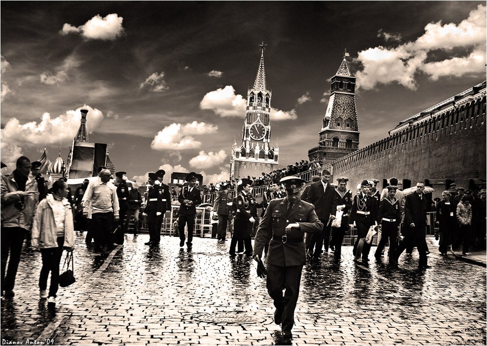 кремль, парад, 9 мая, красная площадь, кадеты, спаская, башня, куранты,часы, время, Тоша