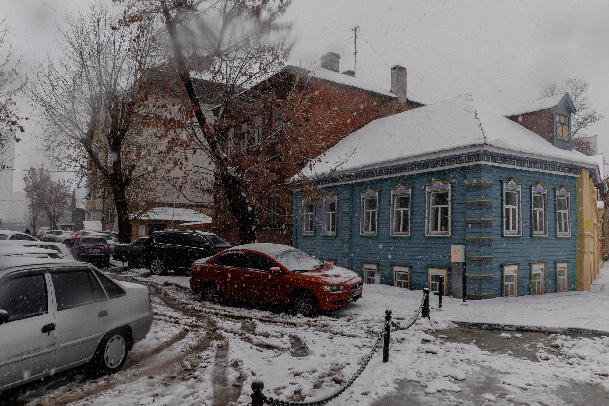 снег, город, samoilov