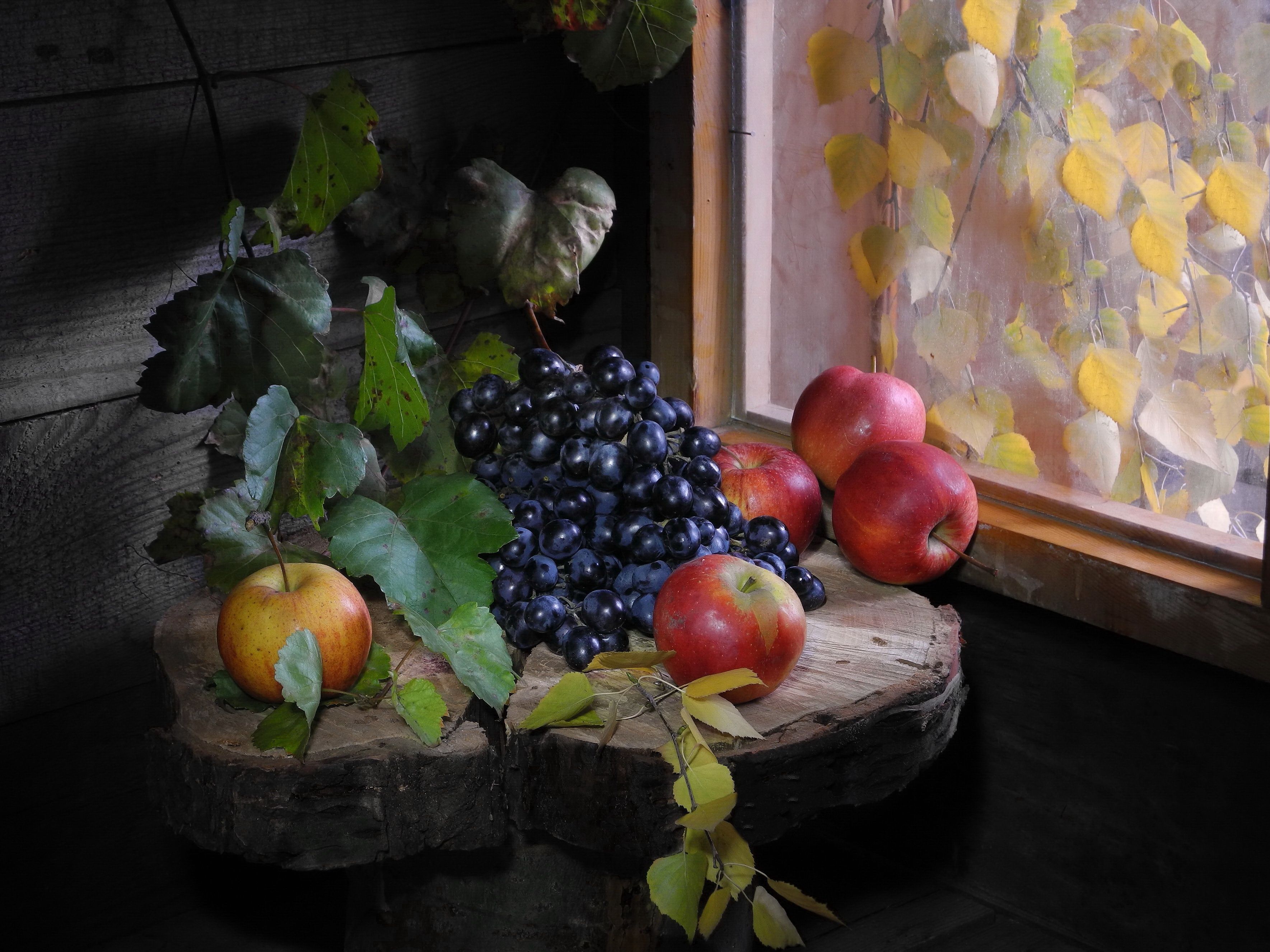 осень, виноград, ягоды, фрукты, яблоки,, Сергей Фунтовой
