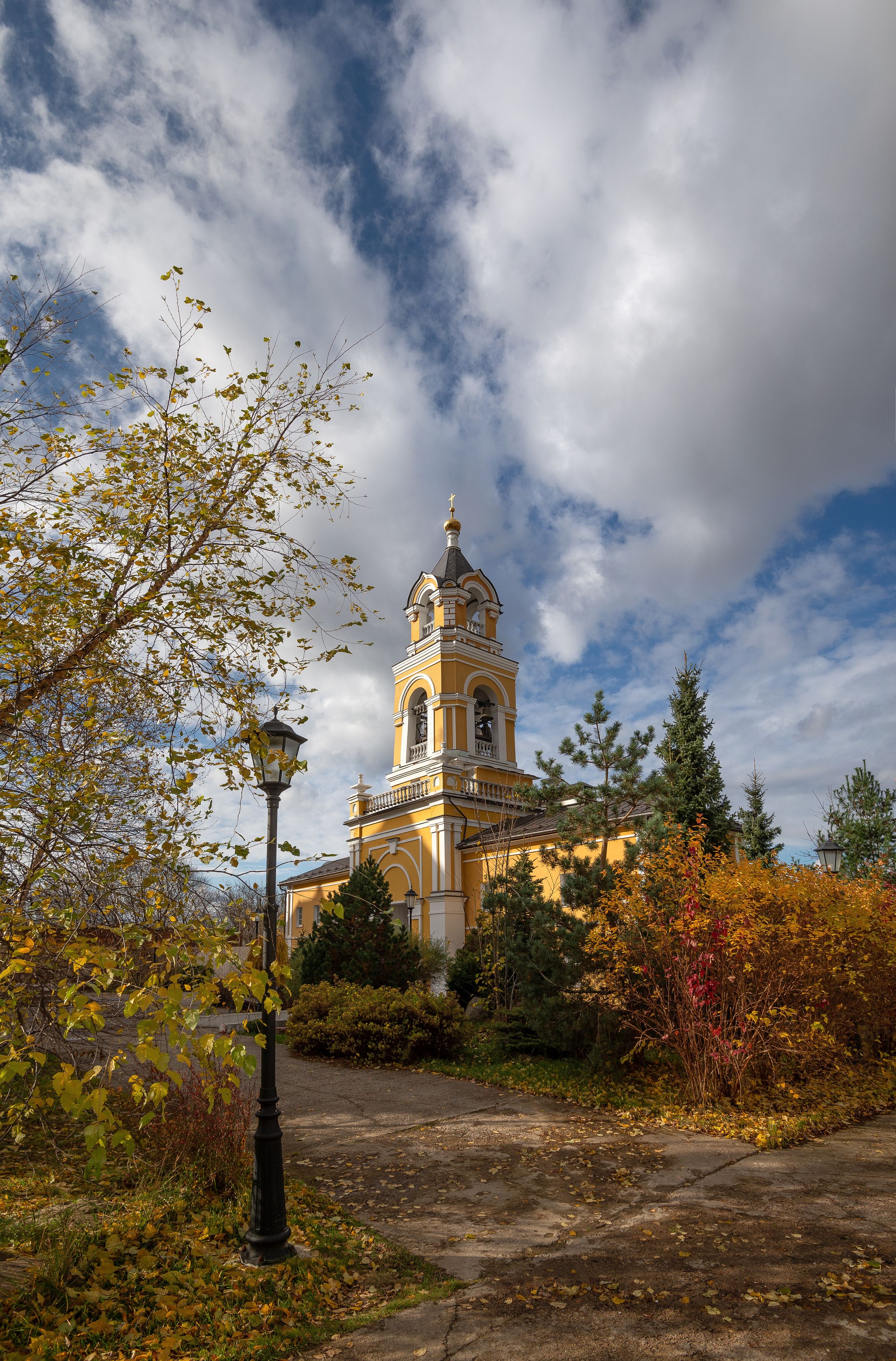 монастырь, осень, колокольня, Сергей Аникин