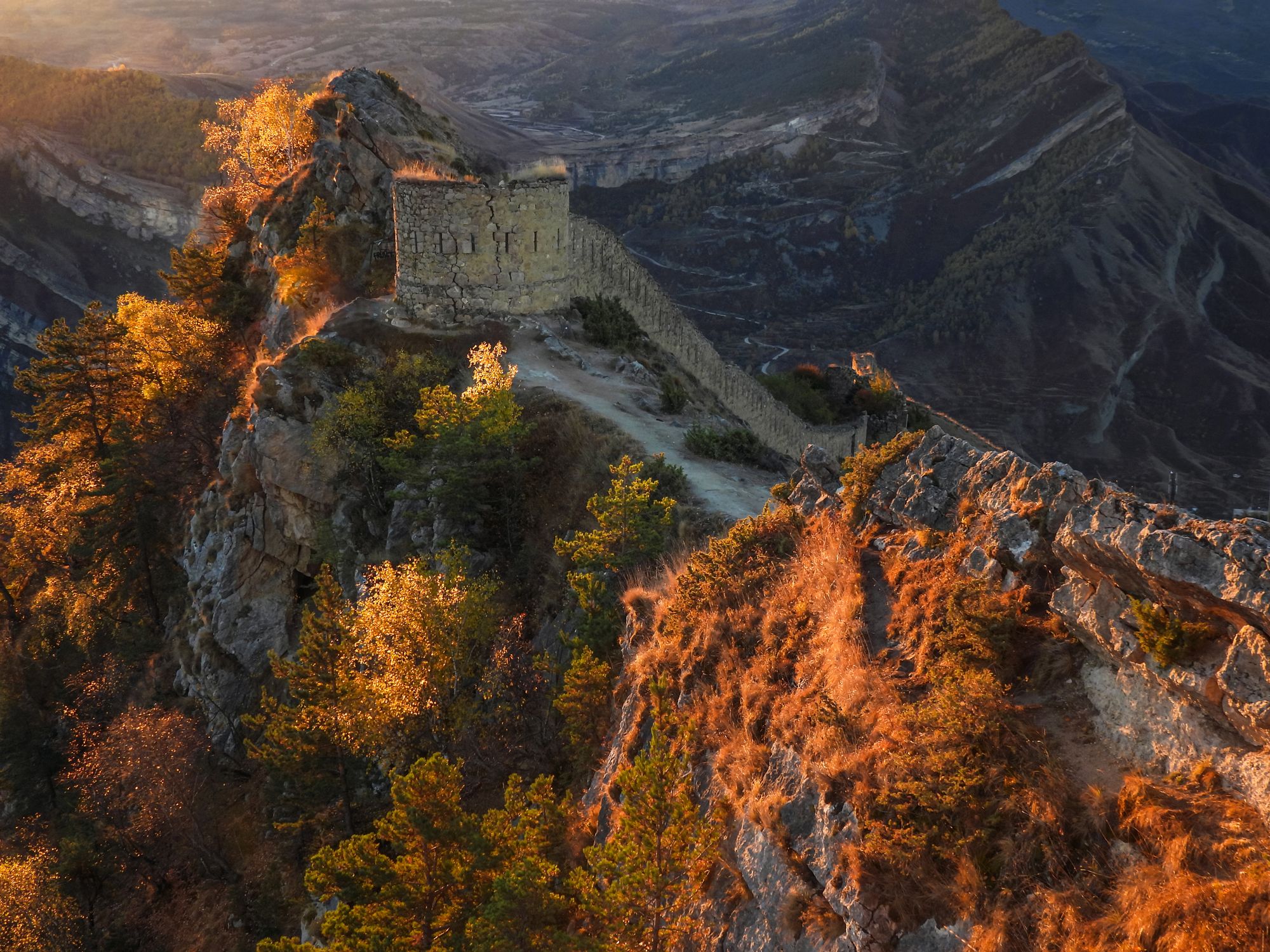 Дагестан, башня, горы, Кавказ, Лесина Елена