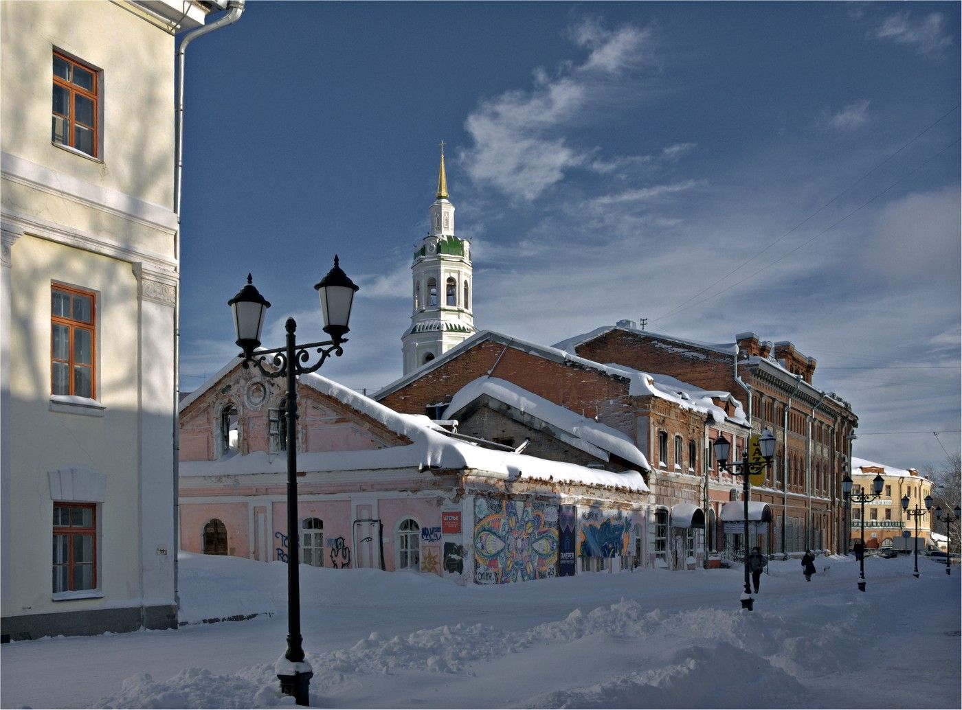 город, вятка, спасская, зима, полдень, улица, холодно,, Петров Игорь