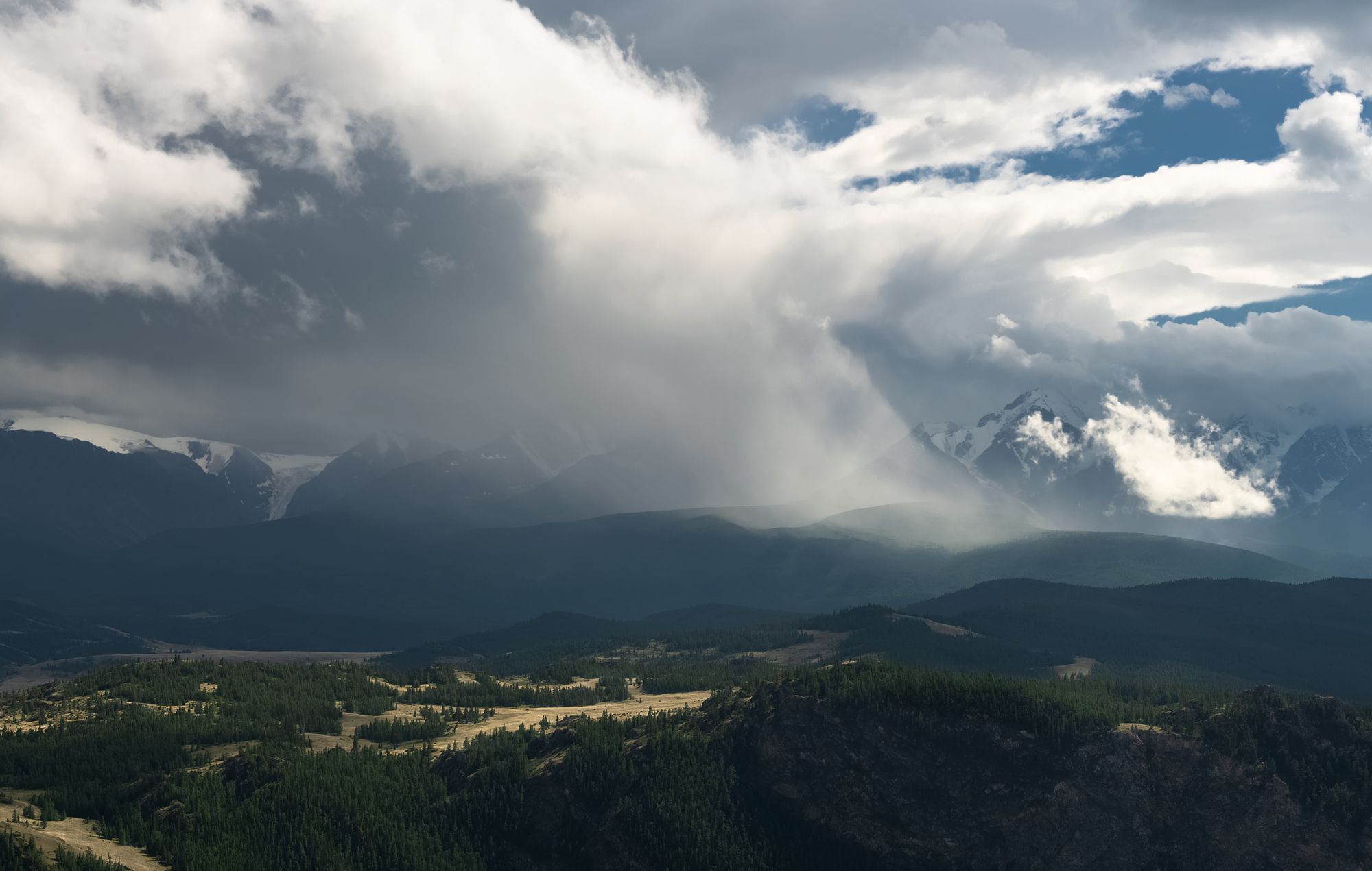 Алтай, непогода, Северо-Чуйский хребет, дождь в горах, Фомина Марина