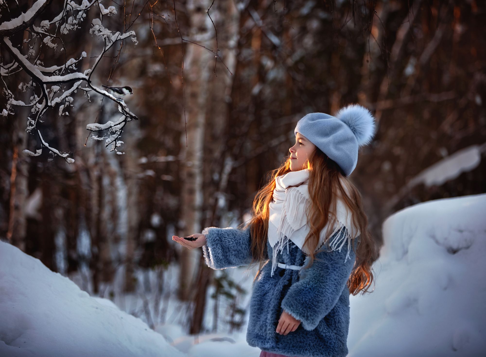 детская фотография, зимняя сказка, Елена Кононова