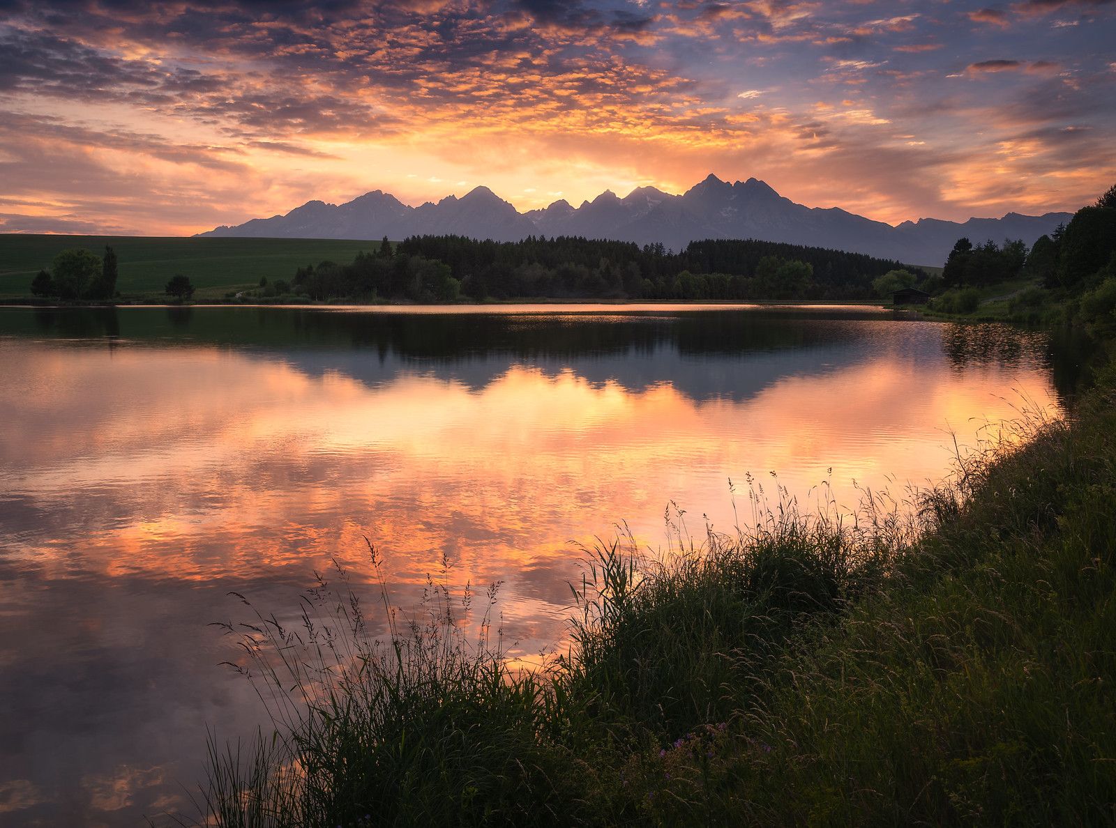 slovakia, sunset, mountains, sunrise, landscape, nature, Miroslav Sluk