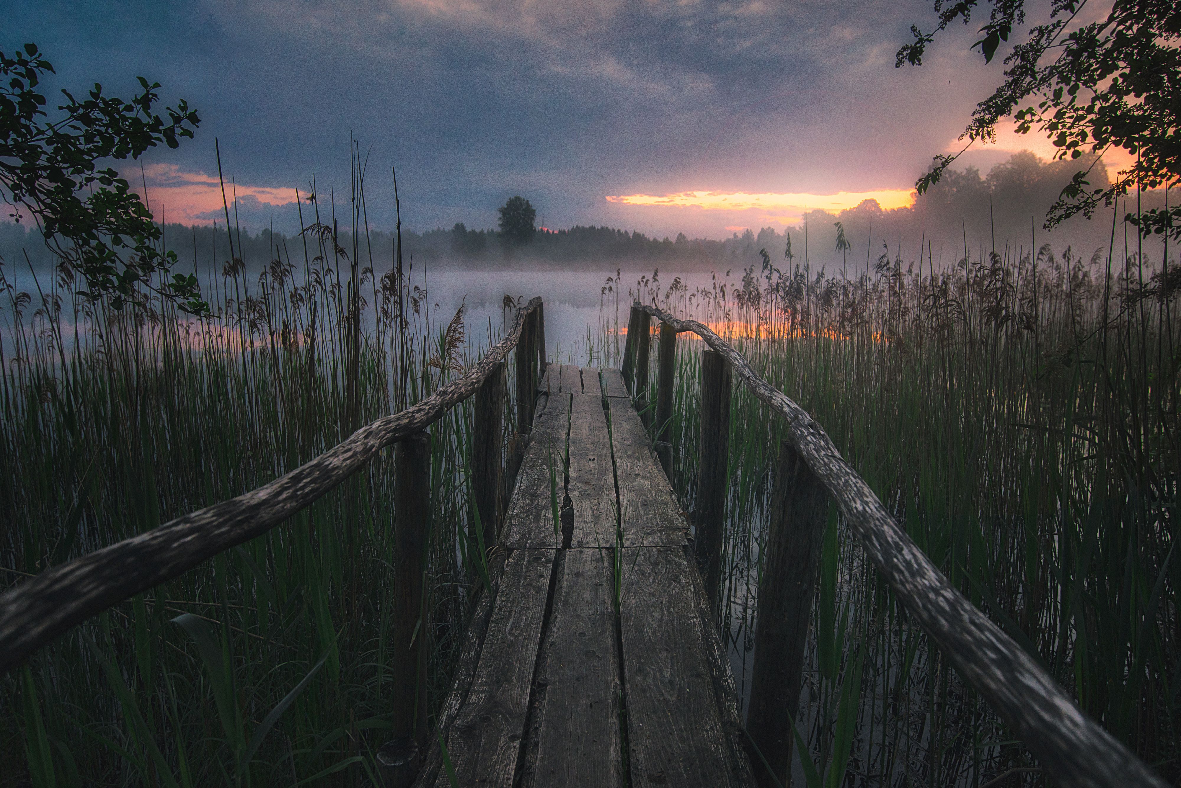 landscape,morning,sunrise,lake,nature, Olegs Bucis