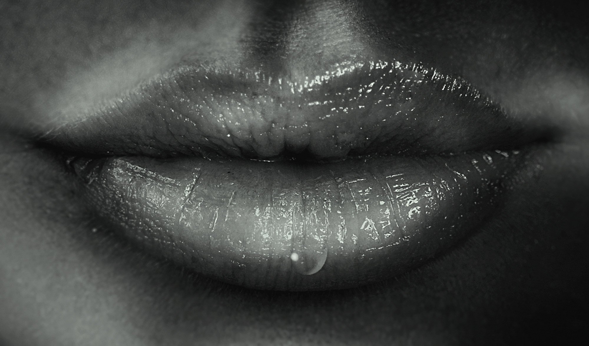 Black & white, Bw, Face, Light, Lips, Macro, Nikon, Андрей Лободин