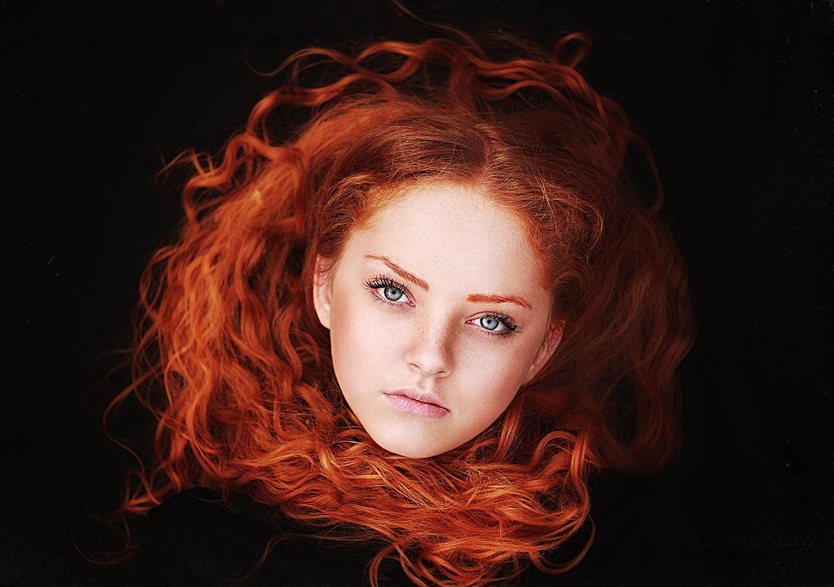 рыжая, волосы, портрет, гелиос, Bochkareva Alexandra