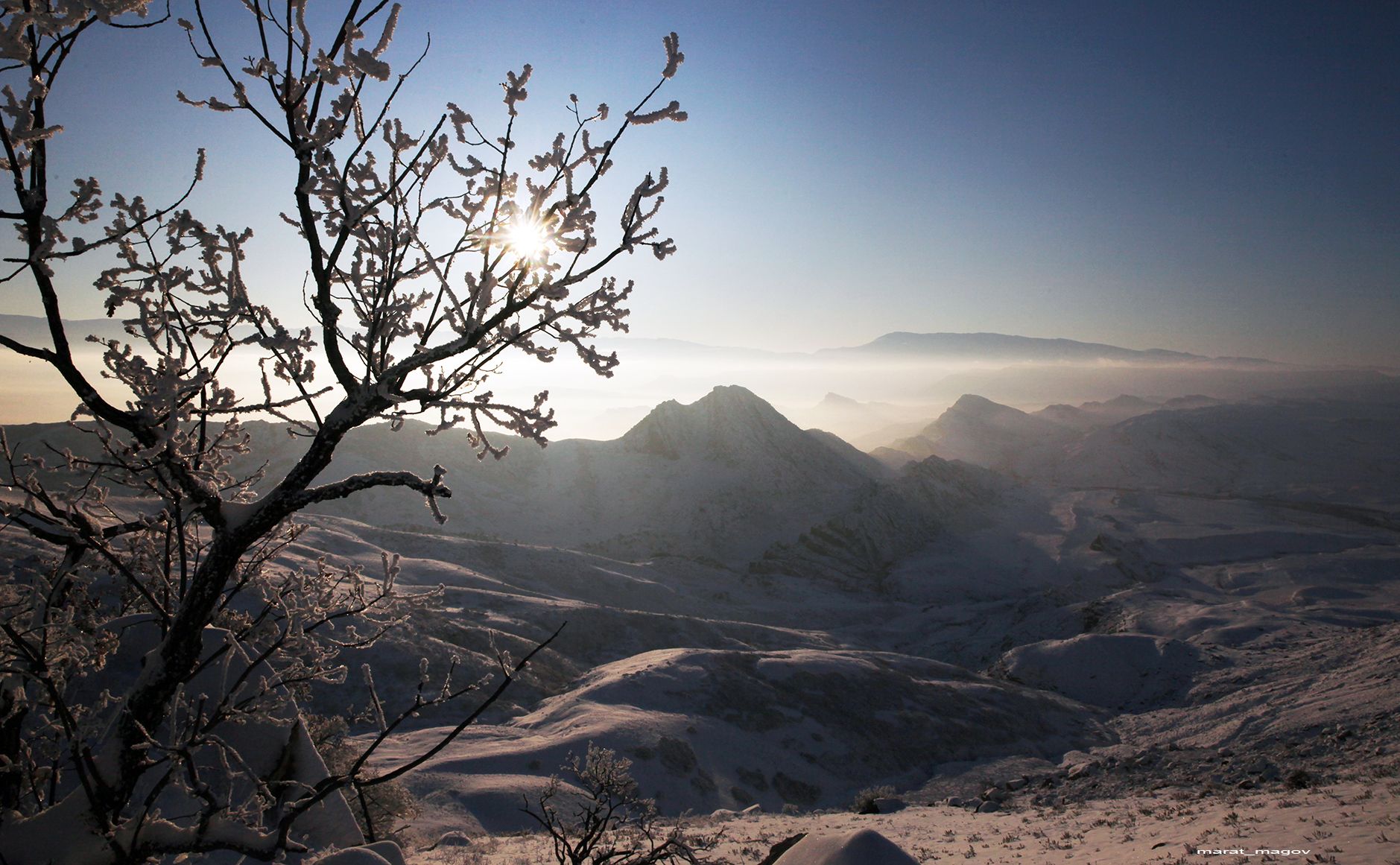 зима,горы,вечер,дагестан,пейзаж,, Magov Marat