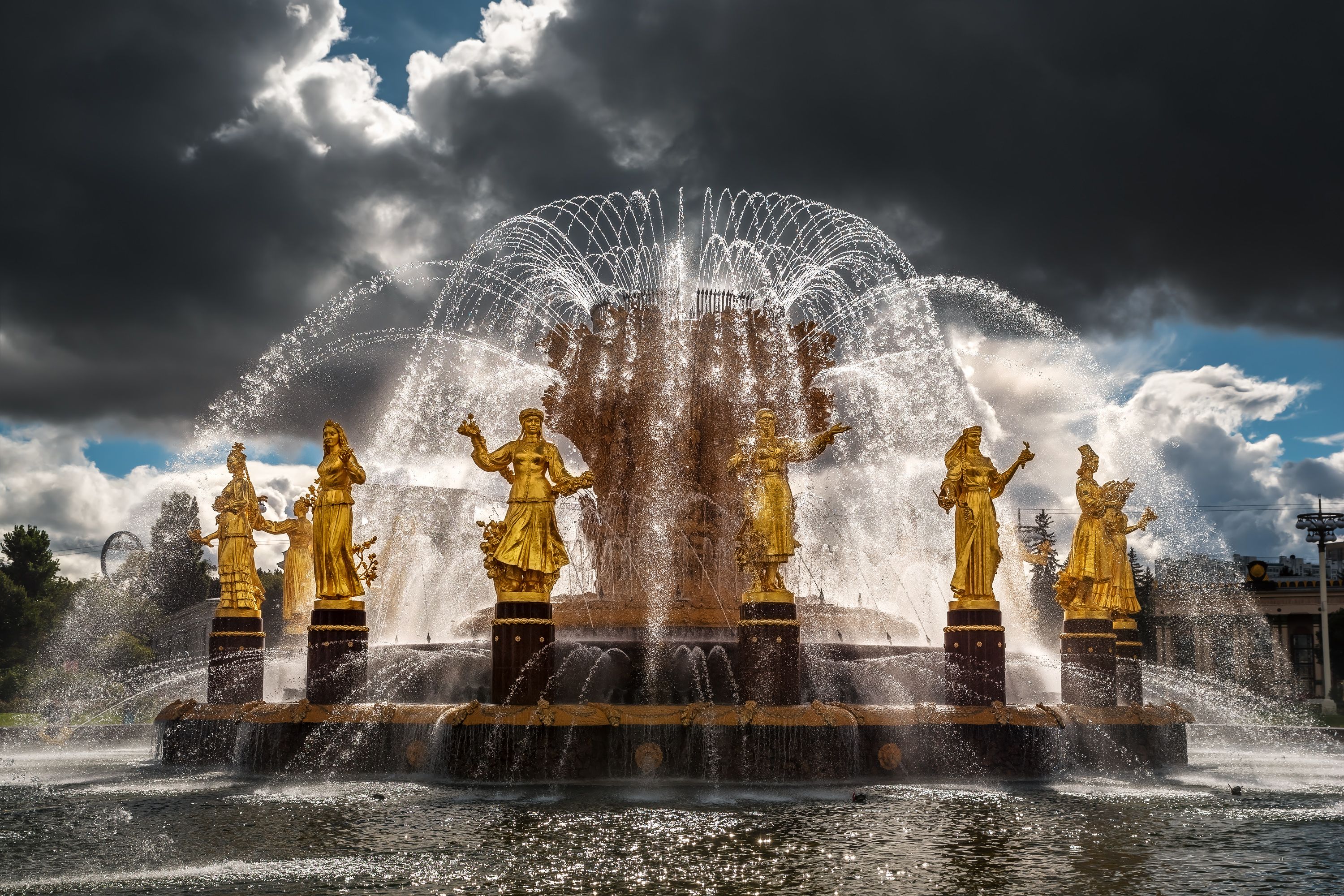 вода, фонтан, москва, вднх, скульптура, статуя, Zakharov Armen
