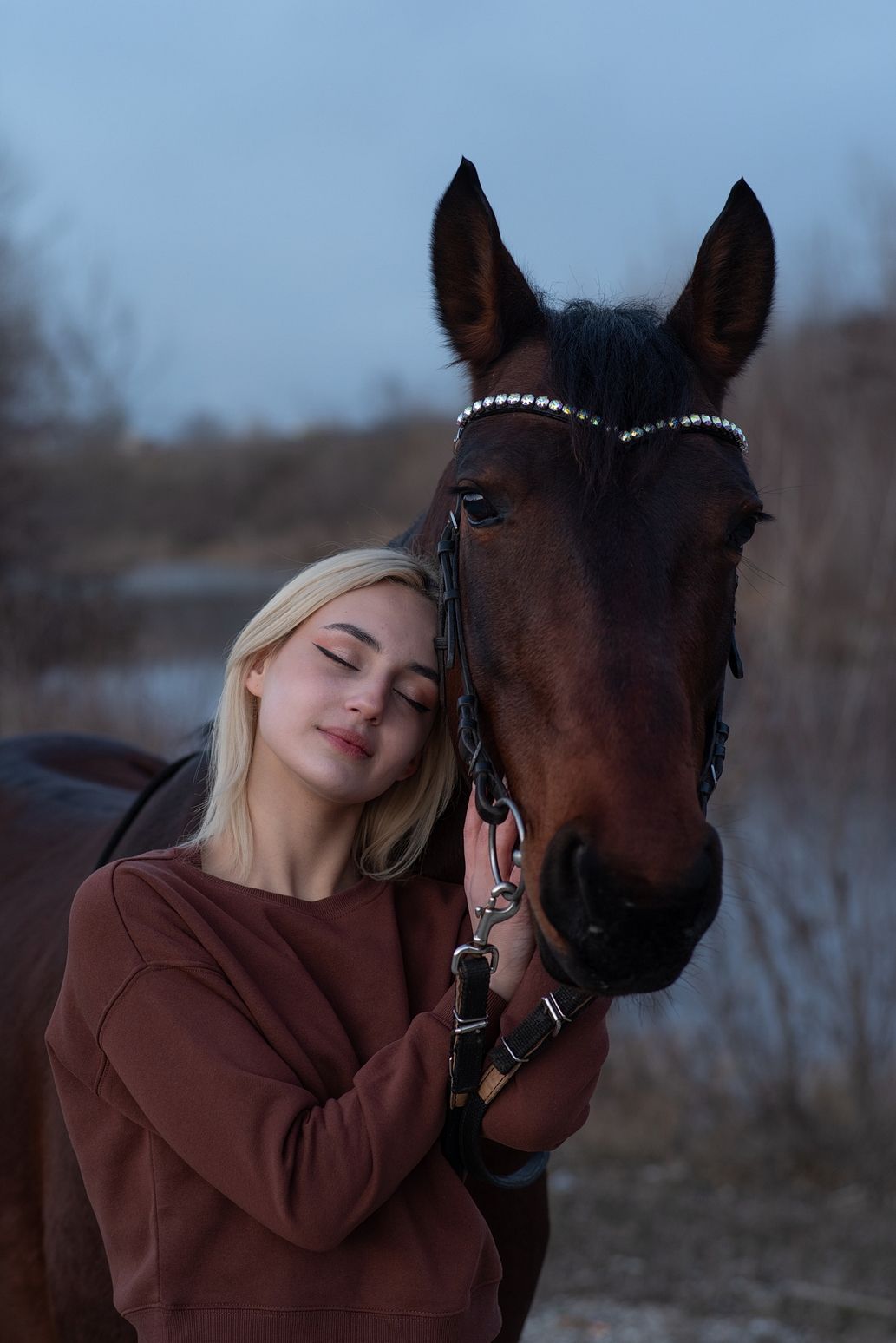 лошадь, конь, животное, портрет, наездница, девушка, Арсен Алабердов