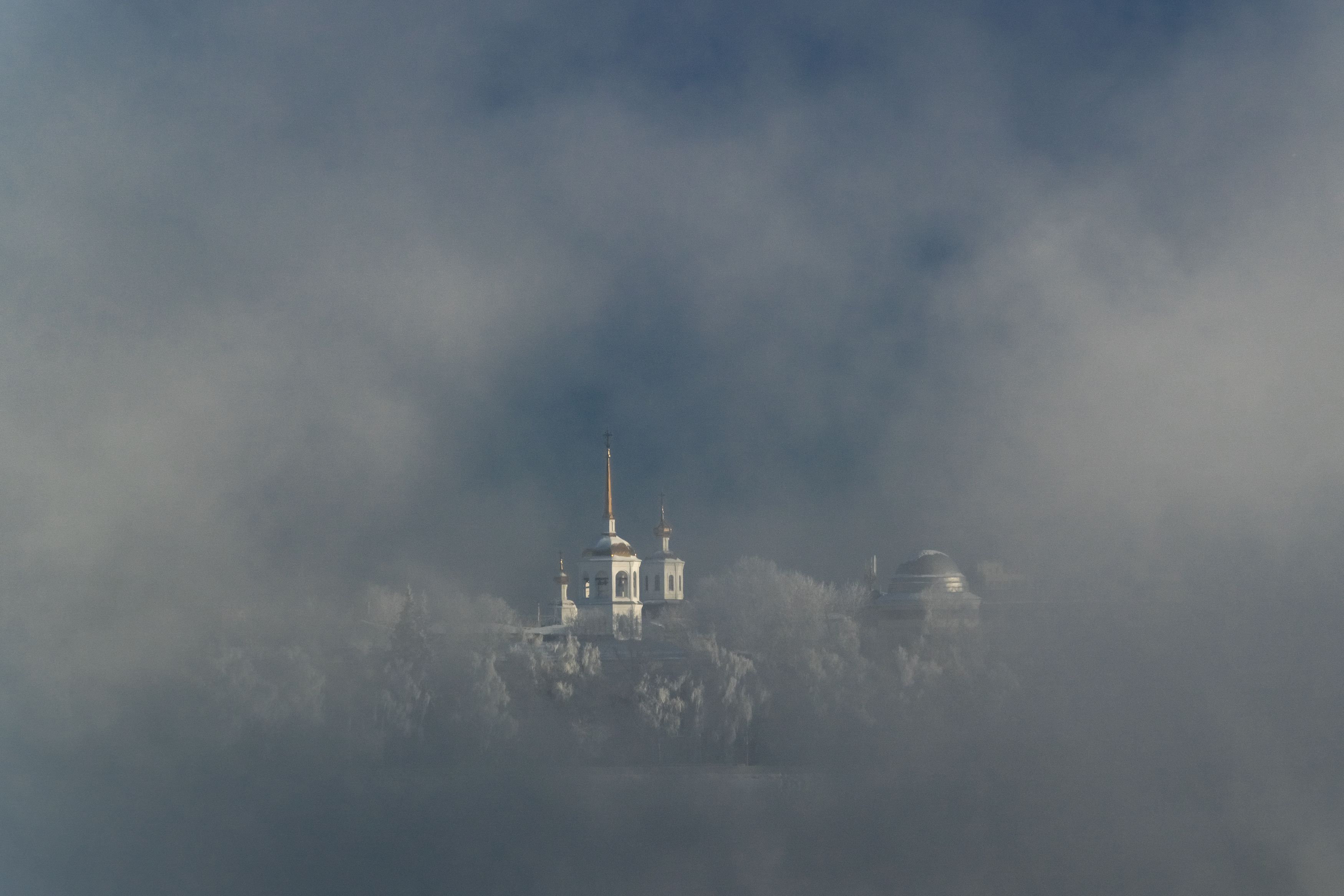 иркутск, ангара, туман, зима, Тильпунов Михаил