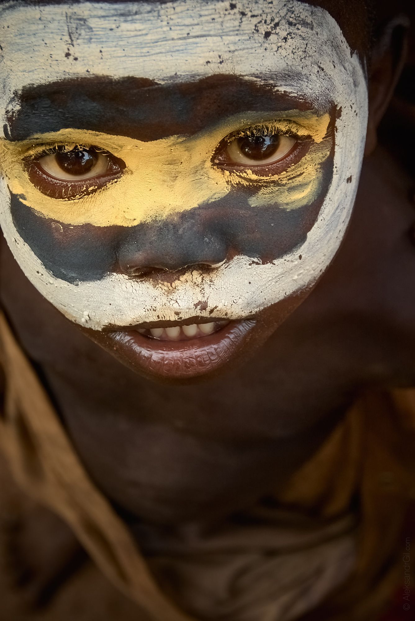 бодиарт, племена, долина реки омо, африка, эфиопия, мальчик, Александр Гиль