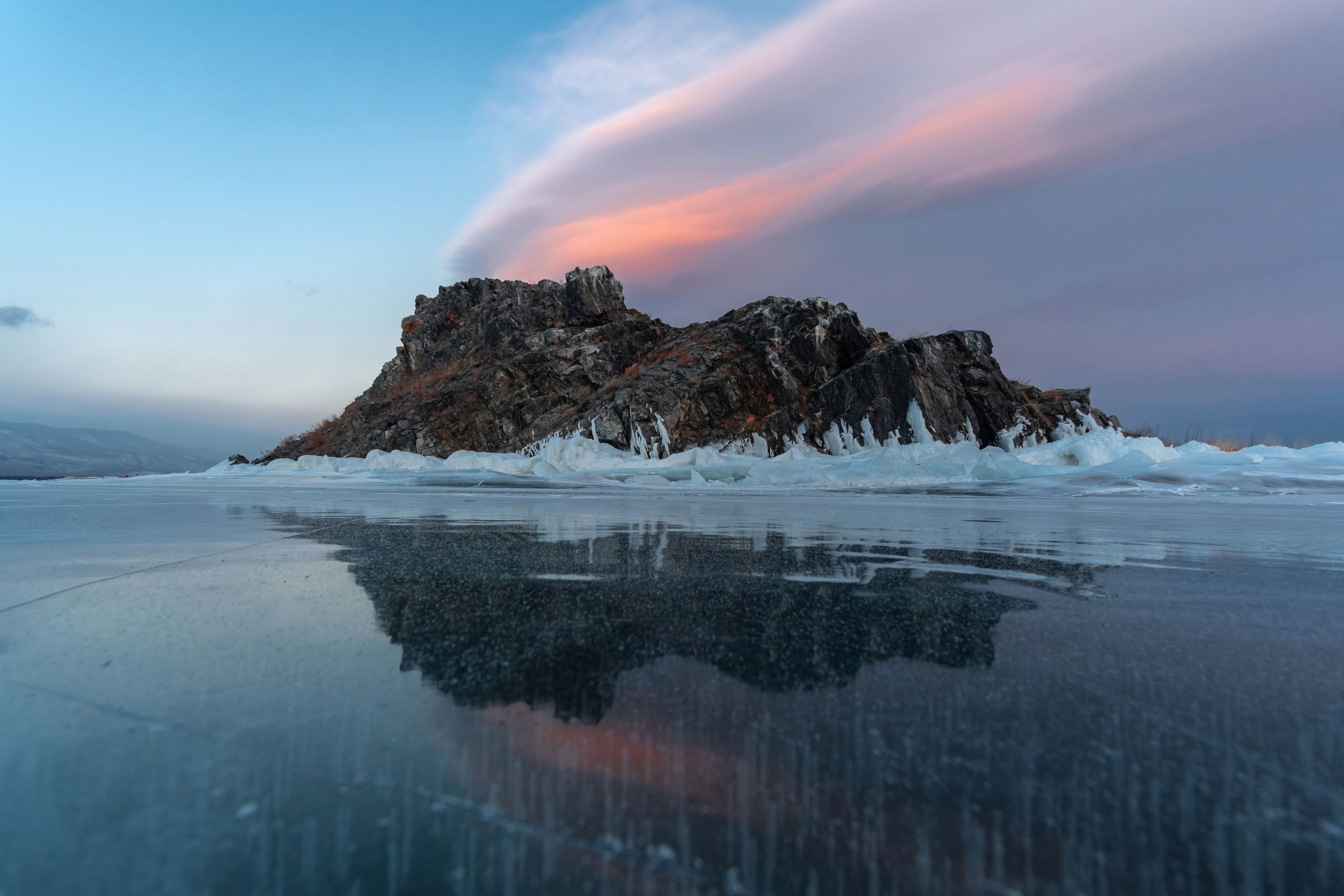 Лед Байкала Малое море