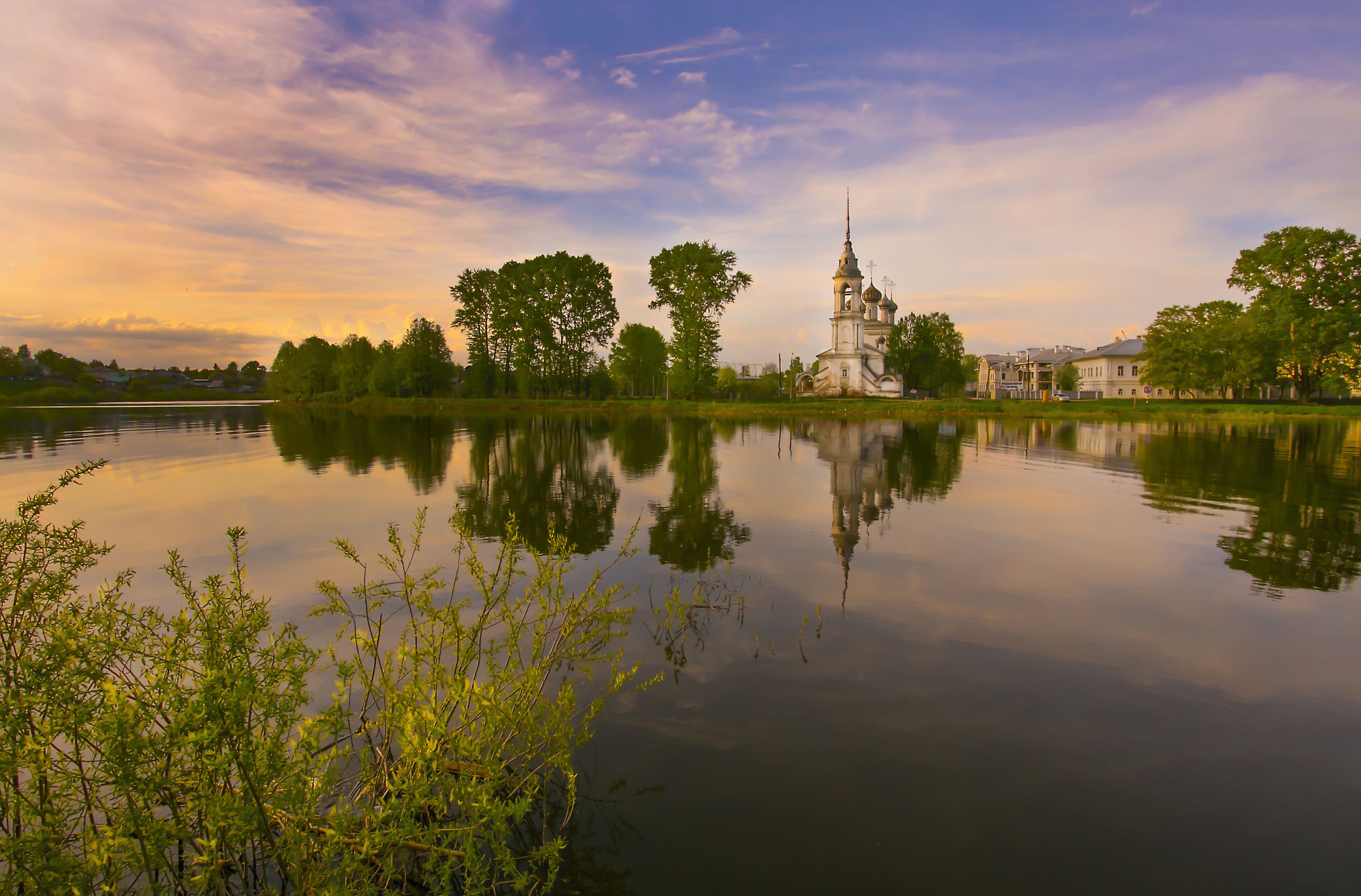 вологда, река, церковь, храм, весна, Наталия Колтакова