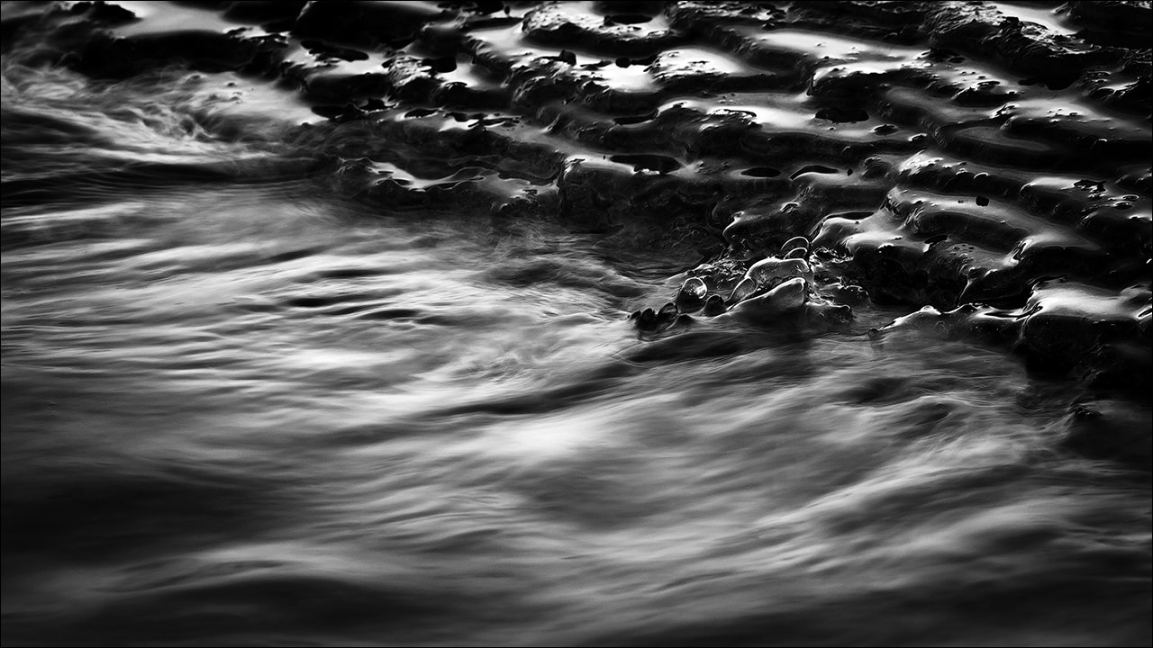 B&w, Baltic sea, Bw, Ice, Landscape, Light, Long exposure, Sea, Water, вода, камни, контраст, Латвия, лёд, море, поток, природа, свет, чб, Алексей Архипов