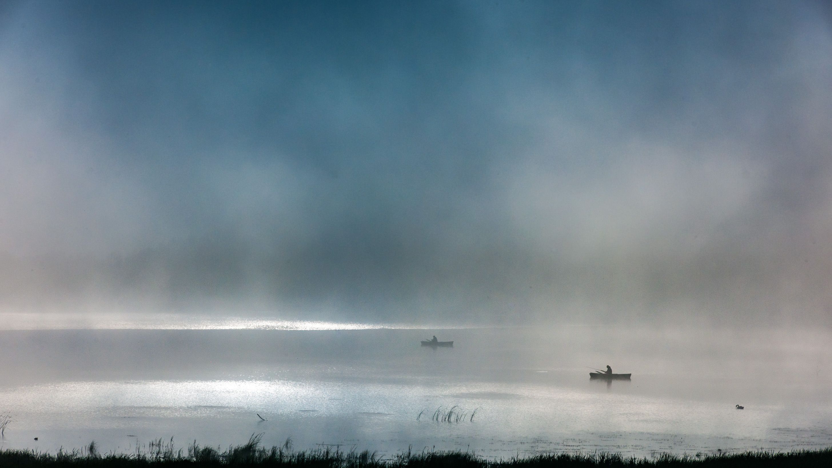 туман рыбалка и вода, Шустиков Дмитрий