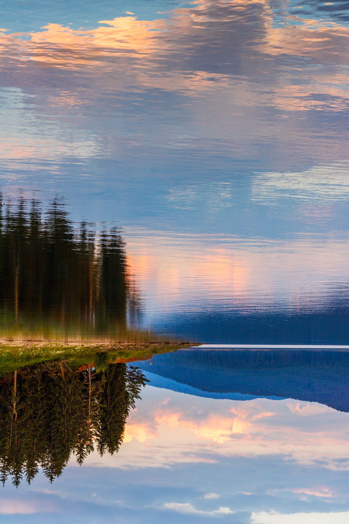 landscape, lake, nature, mirror, water, mountain, Tonova Vania