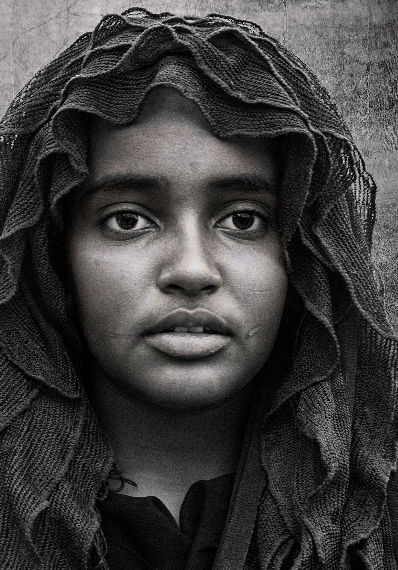 bw, portrait, girl, nubian, Jacek Kasprzyk