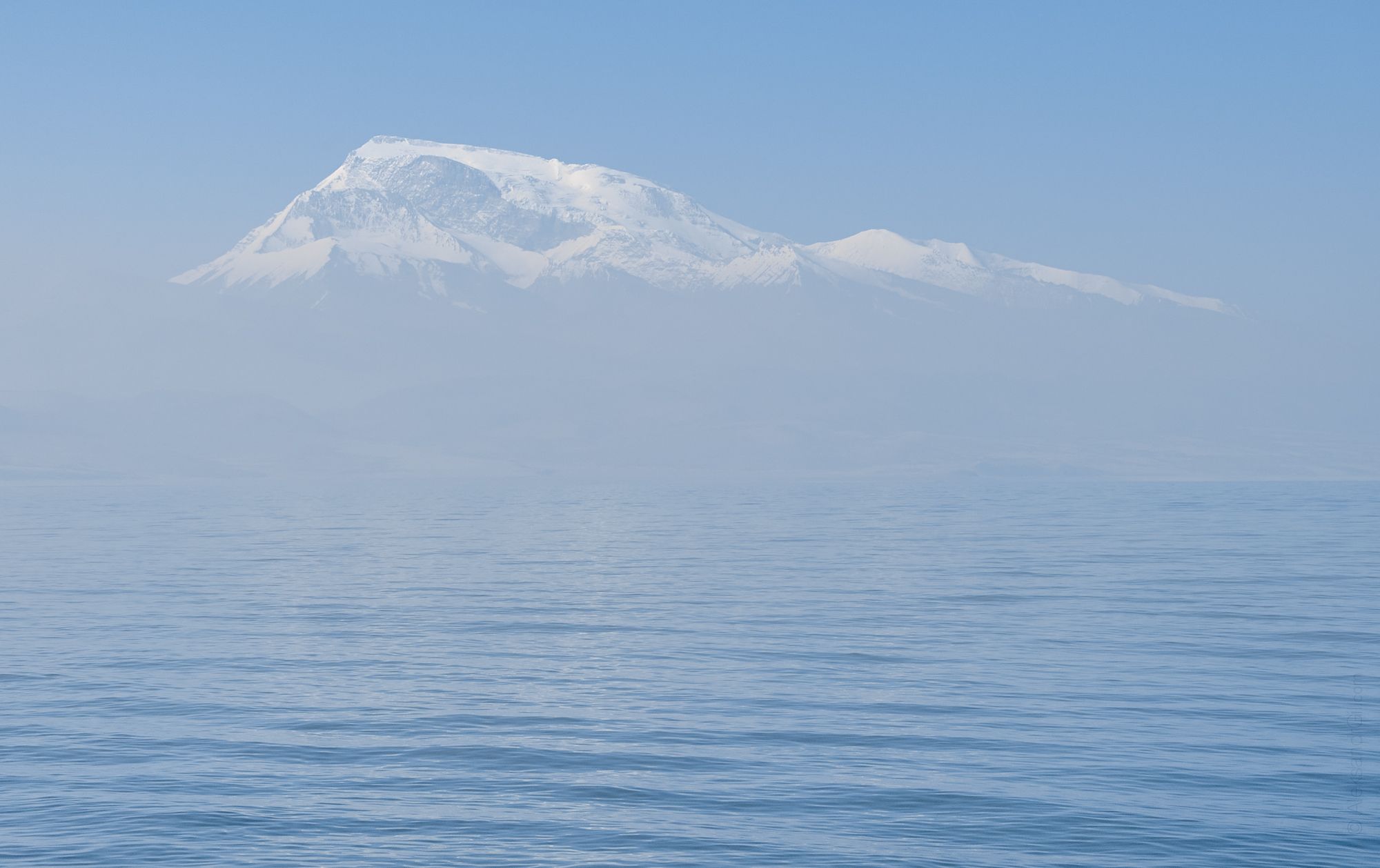 озеро, ракшастал, гора, туман, вершина, тибет, Александр Гиль