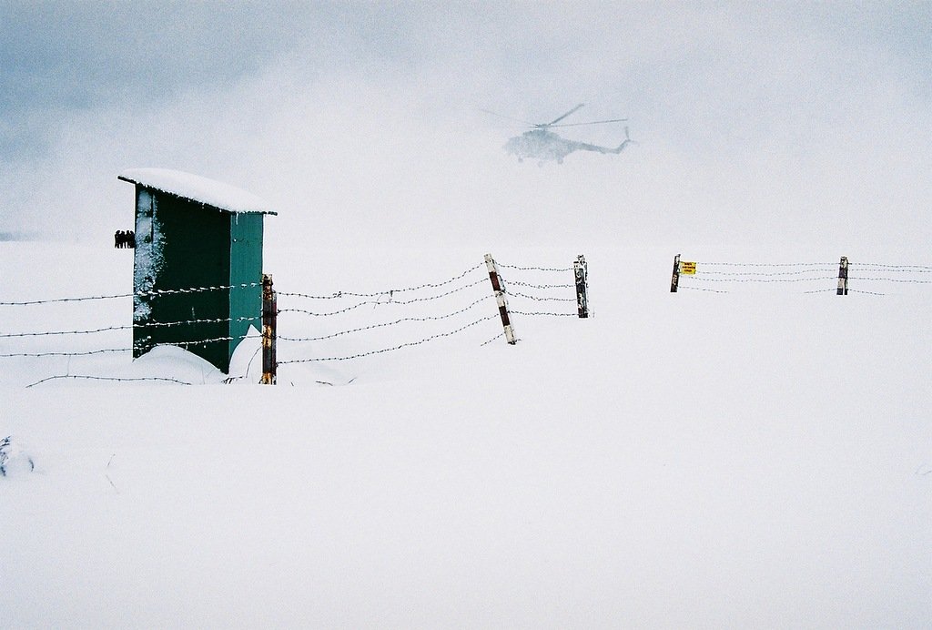 вертолет, люди, снег, Олег Зкл