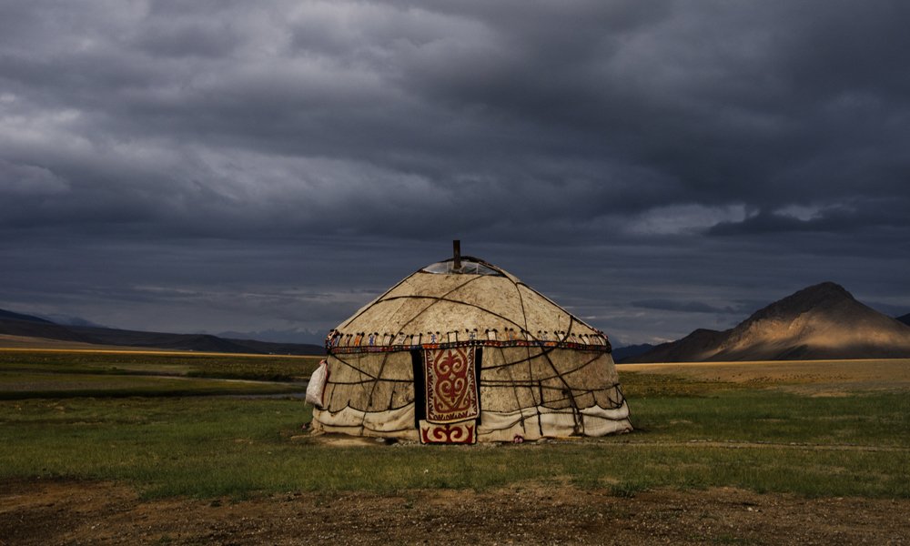 Pamir, Tajikistan, Yurts, Alovaddin (FIRE)