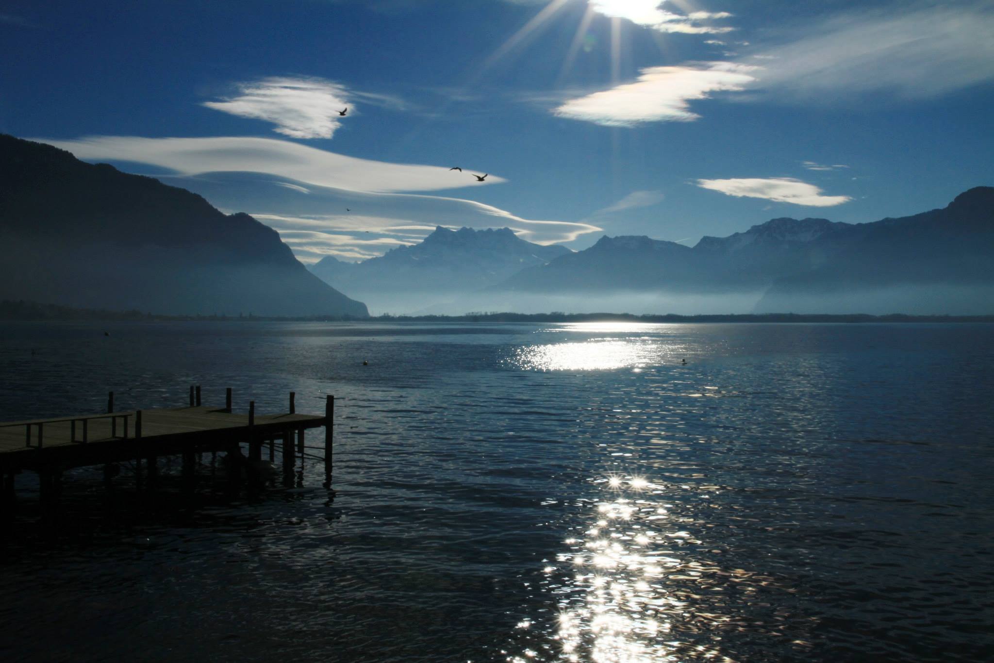 Switzerland, Leman, lake, Dents du Midi, Ekaterina Eicher (Velichko)