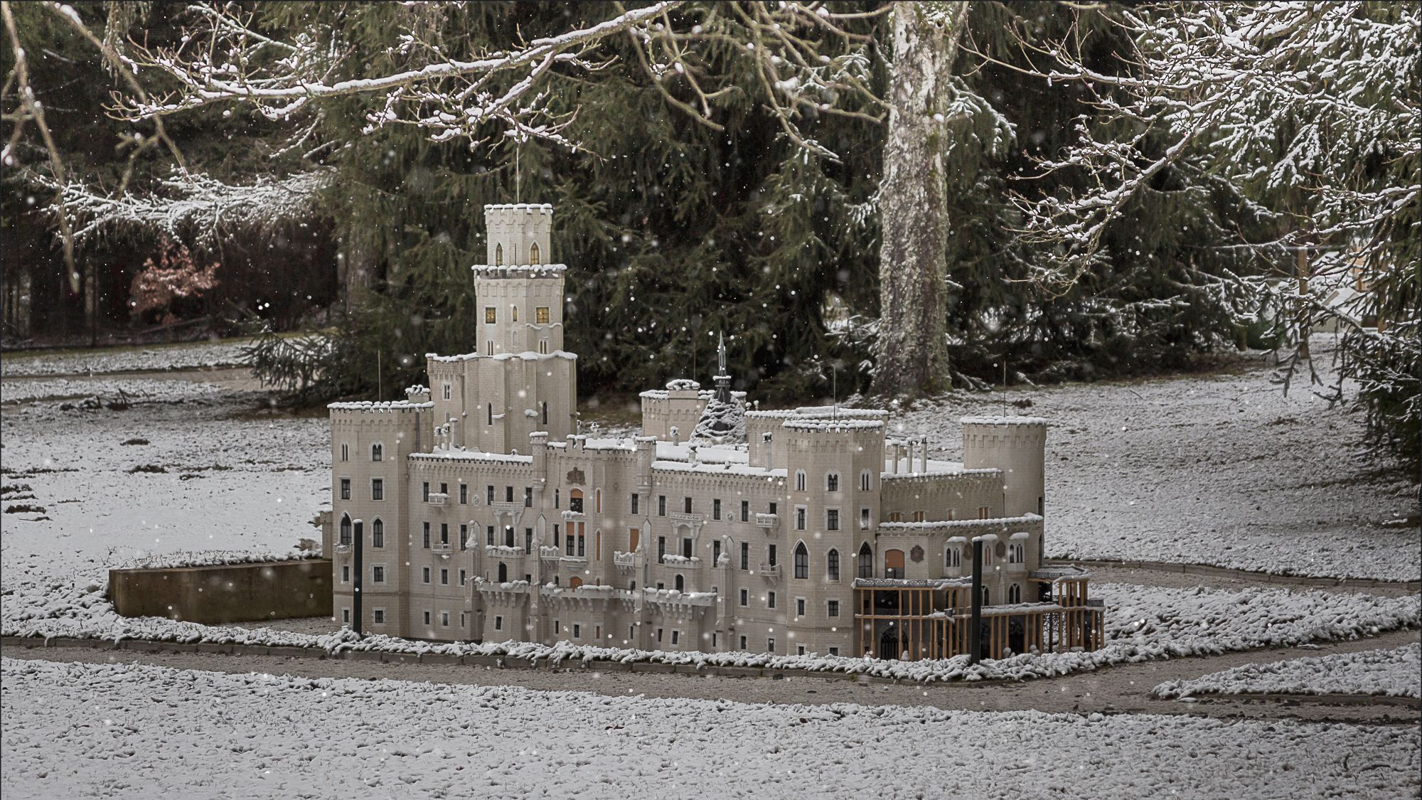 castle,  winter, Natalia Yakunina