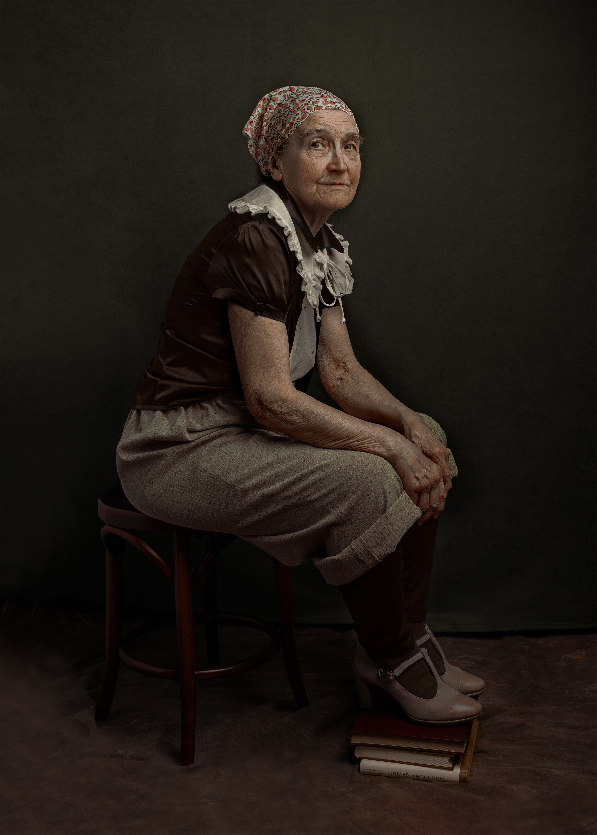 бабушка, в туфлях, пожилые, Lena Melnikova