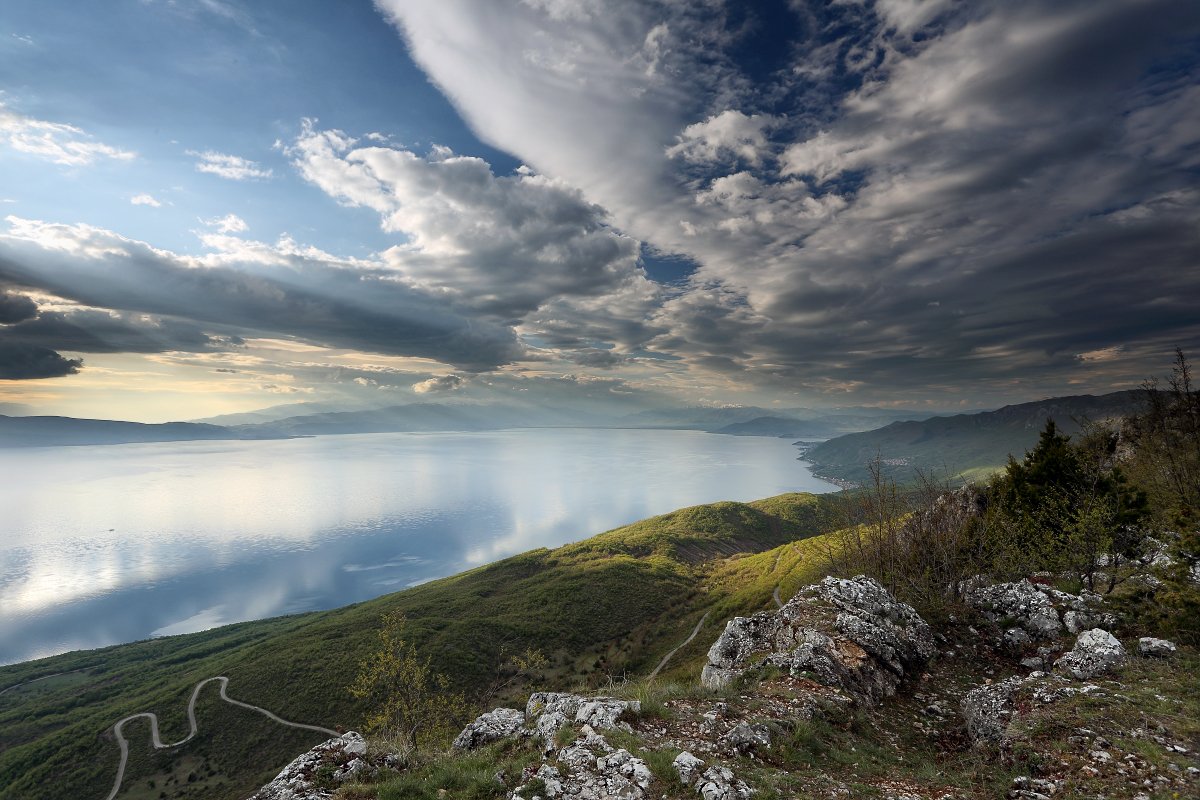 Clouds, Lake, Ohrid, Water, Александър Сандев