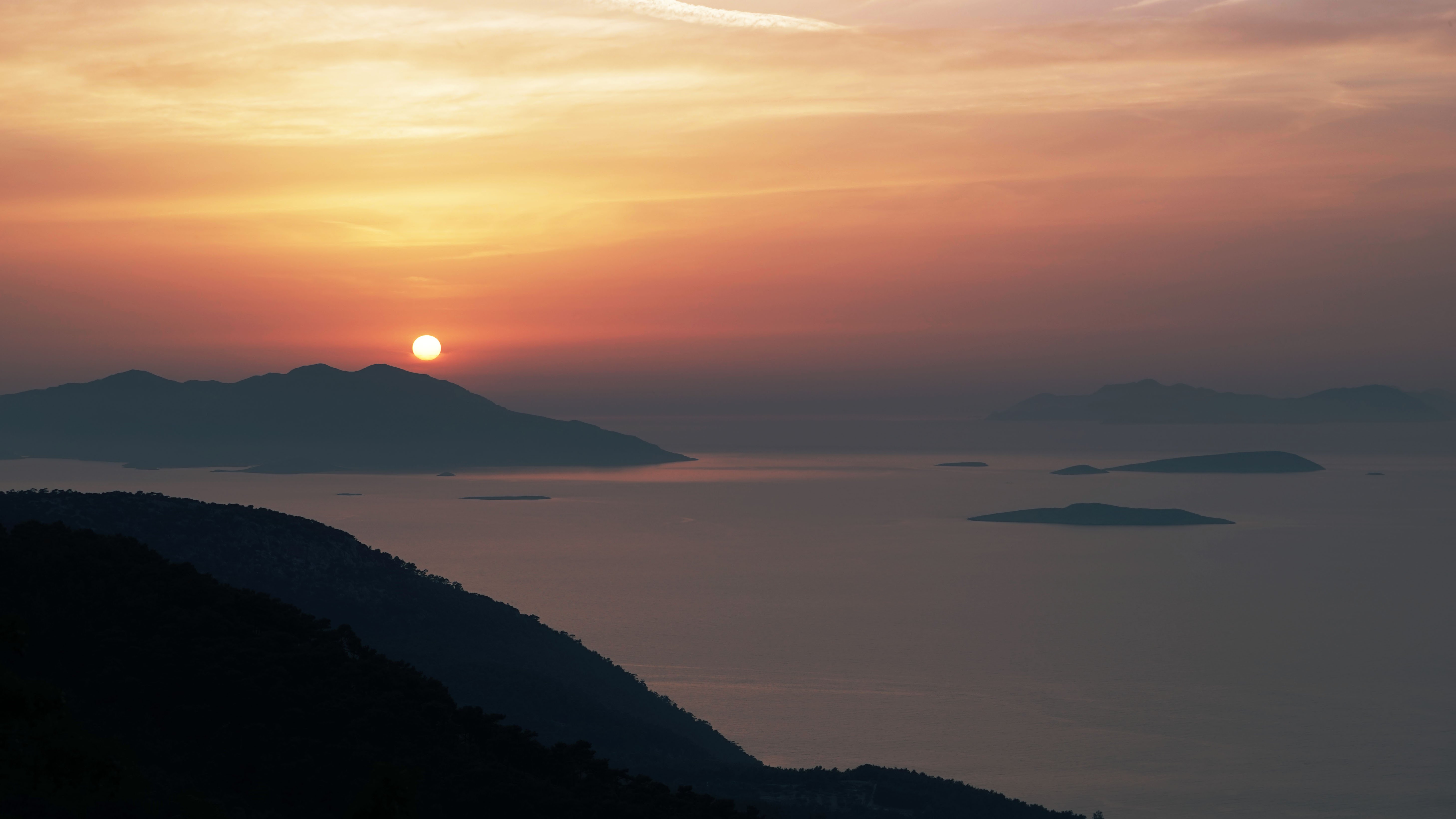 Greece, Rhodes, Rodos, Sunset, Мухин Алексей