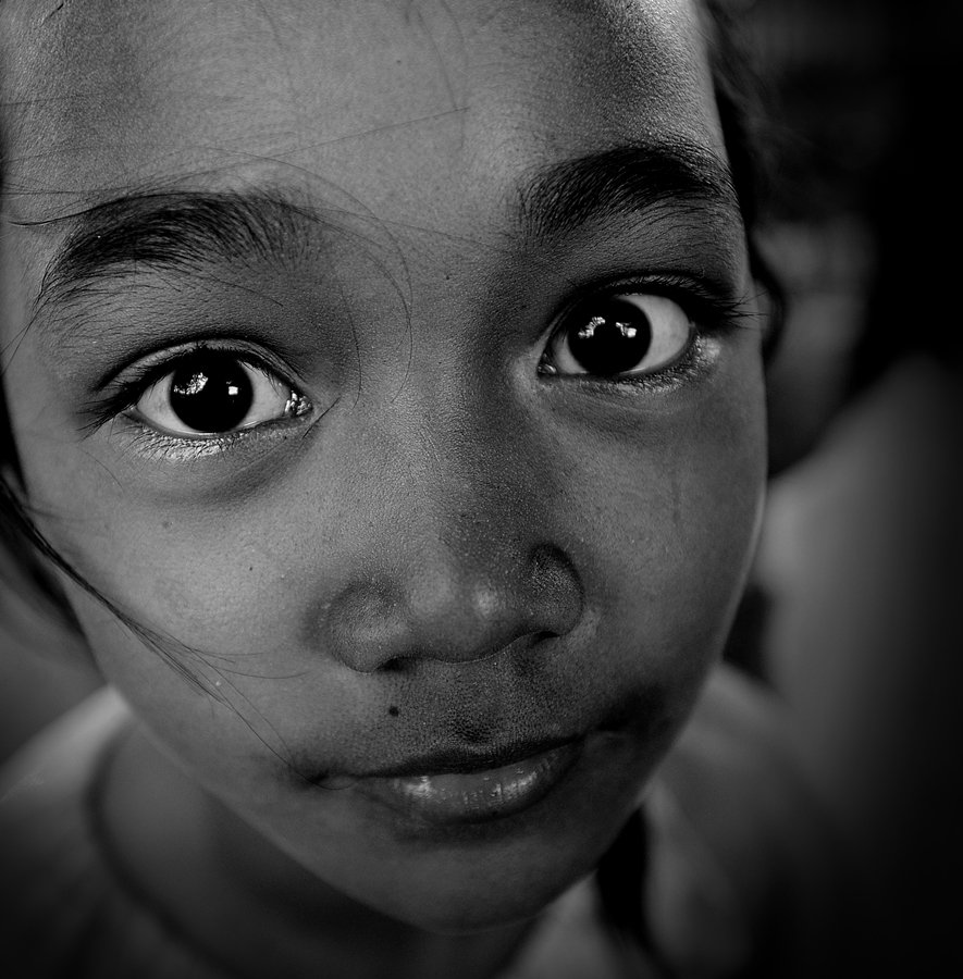 Asia, Bw, Child, Children, Tomek Jungowski