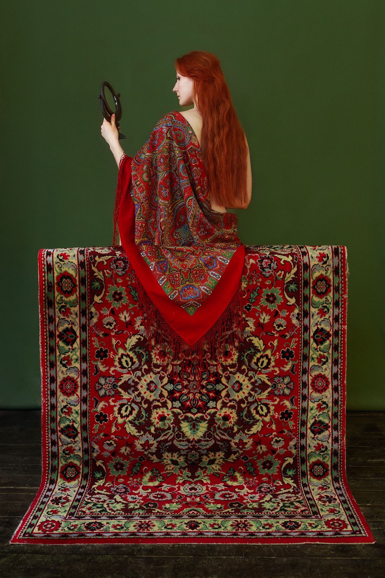 портрет, лицо, женщина, 35мм, цвет, печать, рыжая, длинные волосы, арт, Ведмеденко Оксана