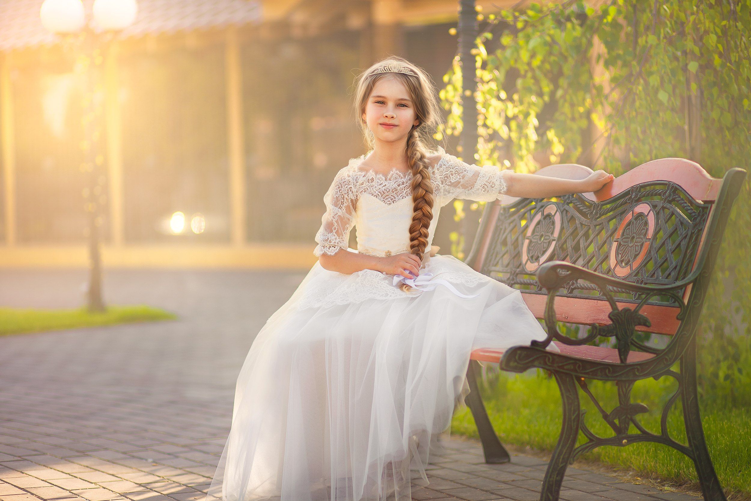 девочка портрет лето солнце, Анна Колмакова