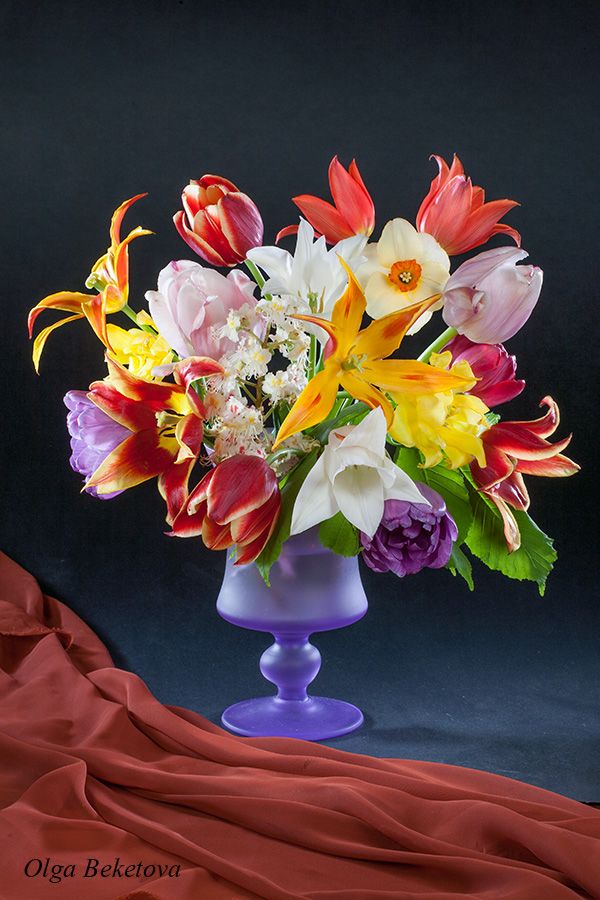тюльпаны, букет, цветы, Бекетова Ольга