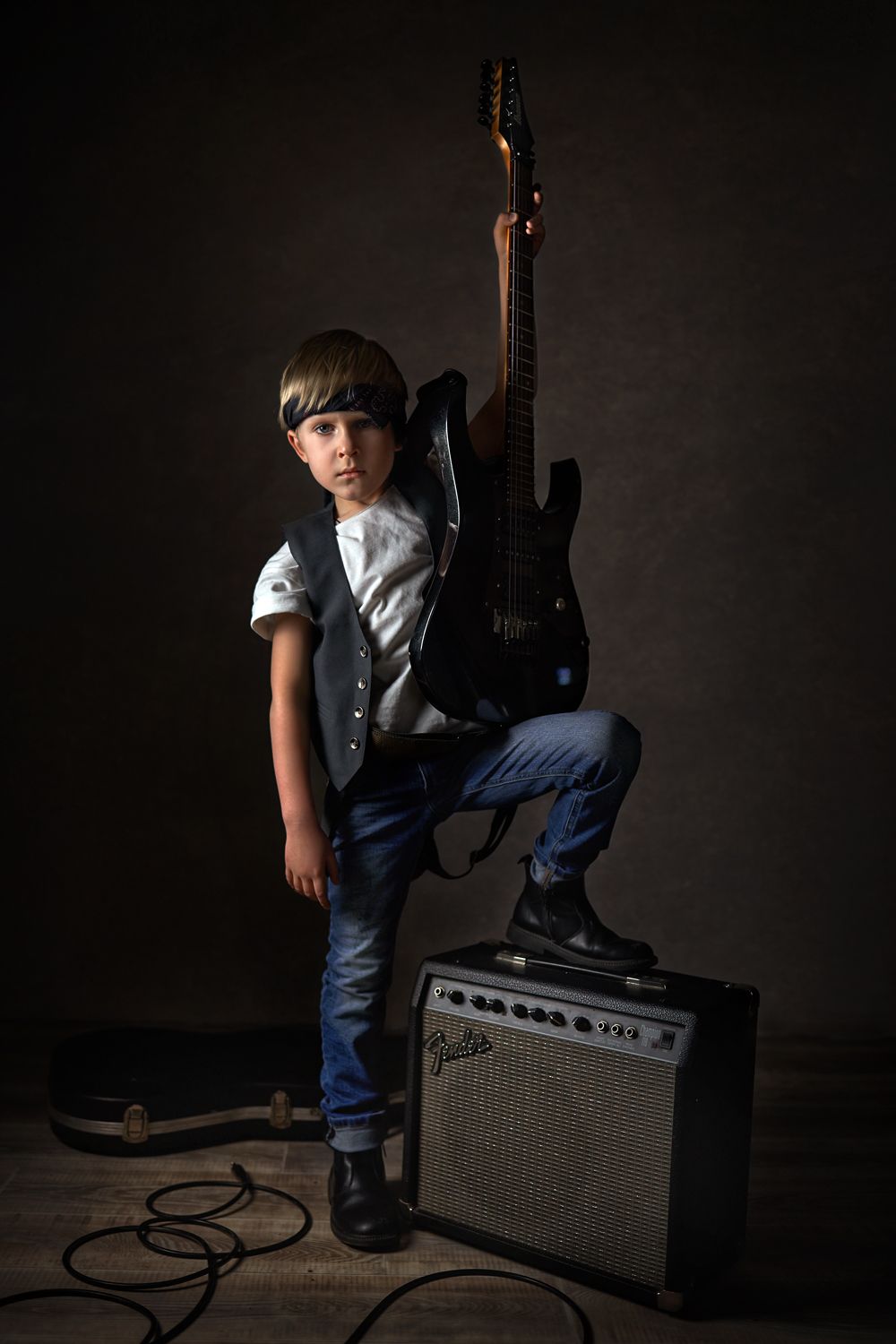 рок гитара музыкант мальчик ребенок портрет жанр, Глебова Екатерина