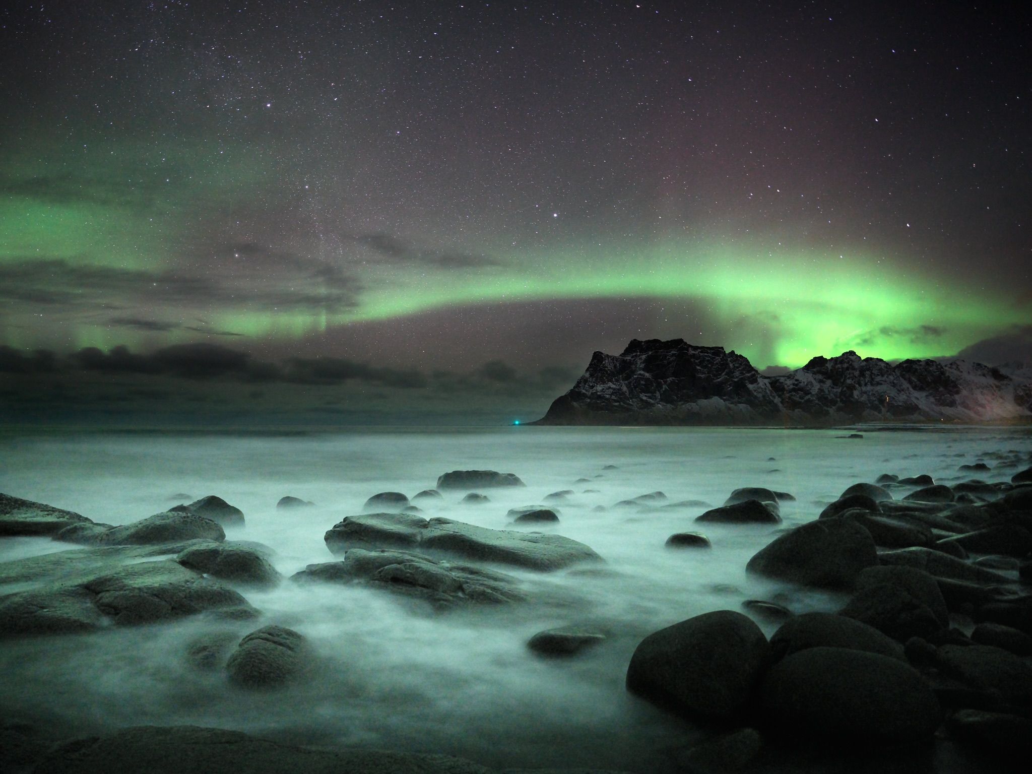 Lofoten long exposure phase one IQ4 150mpix medium format nordland aurora borealis , Felix Ostapenko