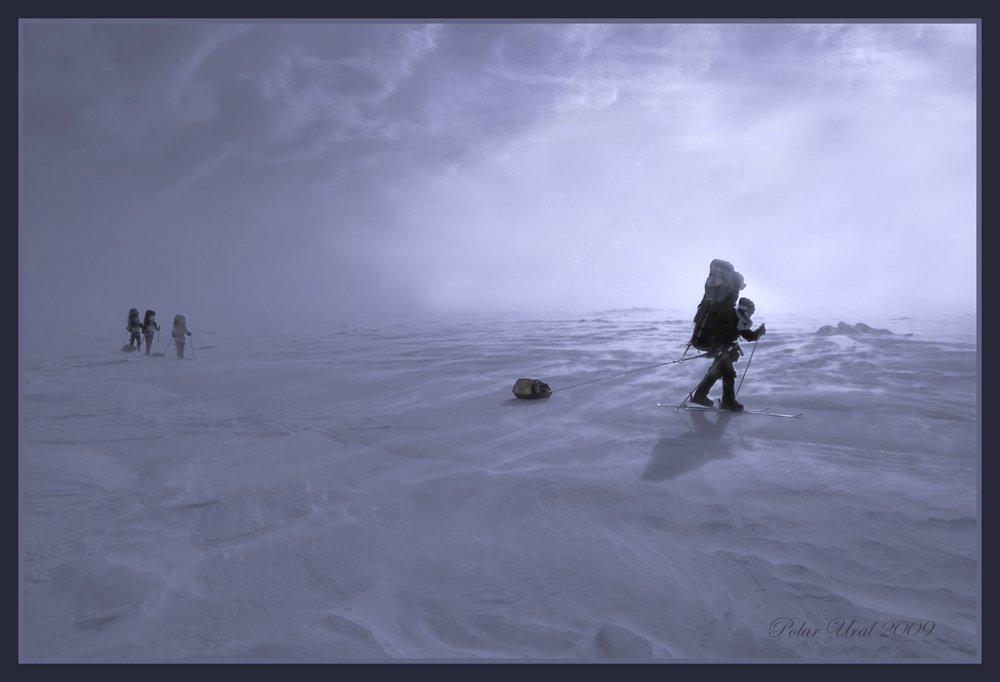 polar ural 2009, карское море, байдарацкая губа, пурга., Андрей Chogori Громов