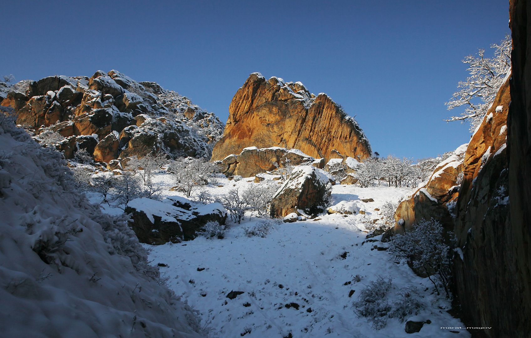 зима,горы,снег,пейзаж,дагестан,, Magov Marat