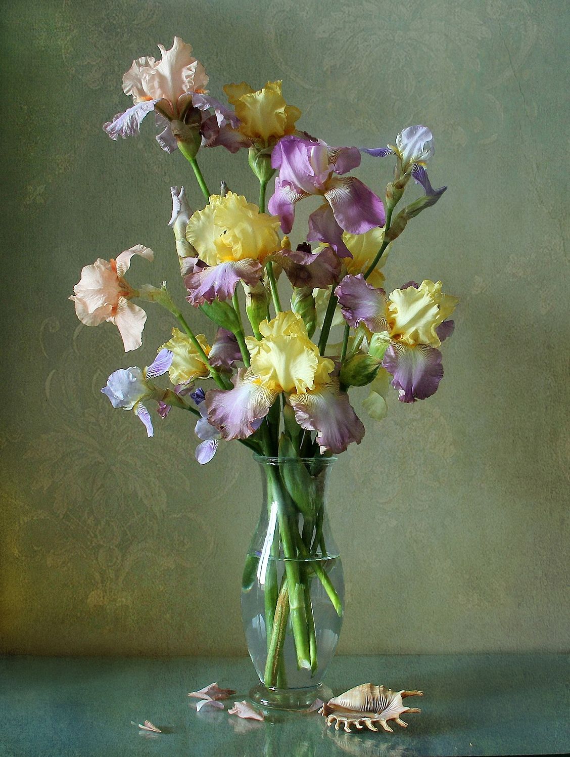 натюрморт, цветы, ирисы, лето, марина филатова, Марина Филатова
