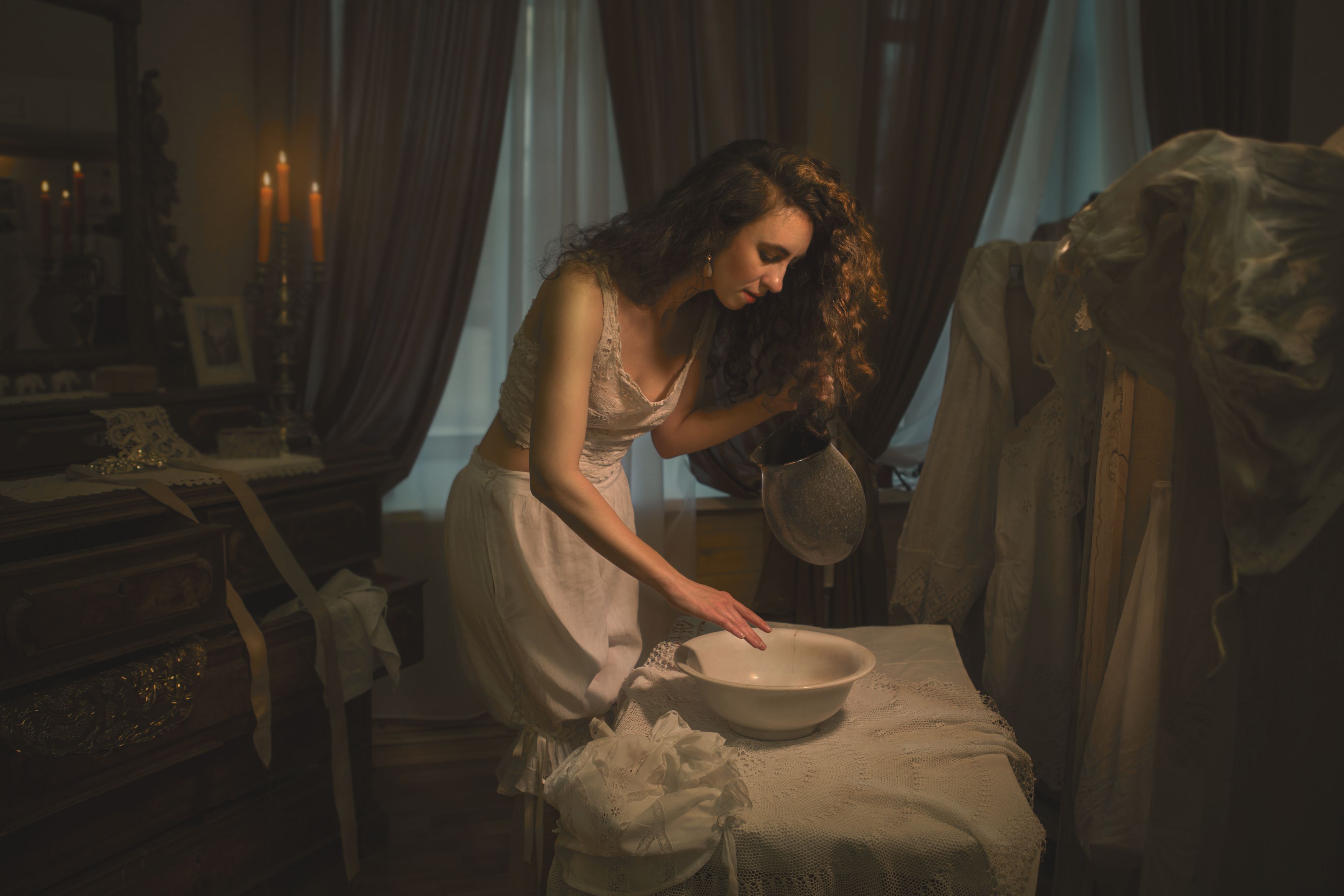 женщина любовь красота искусство будуар свечи фотография, Татьяна Шепелева