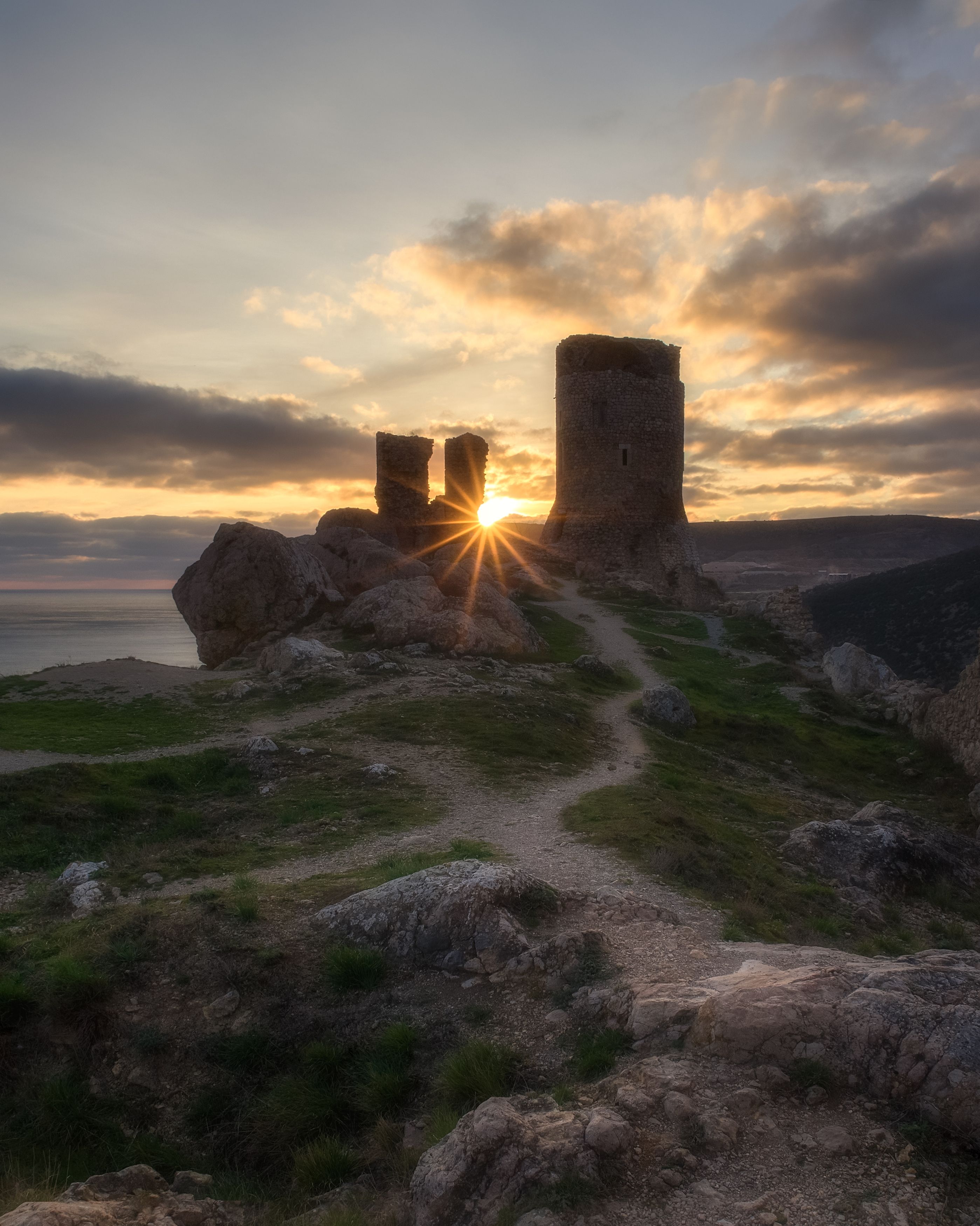 крым, балаклава, севастополь, закат, море, пейзаж, landscape, crimea, Дмитренко Екатерина