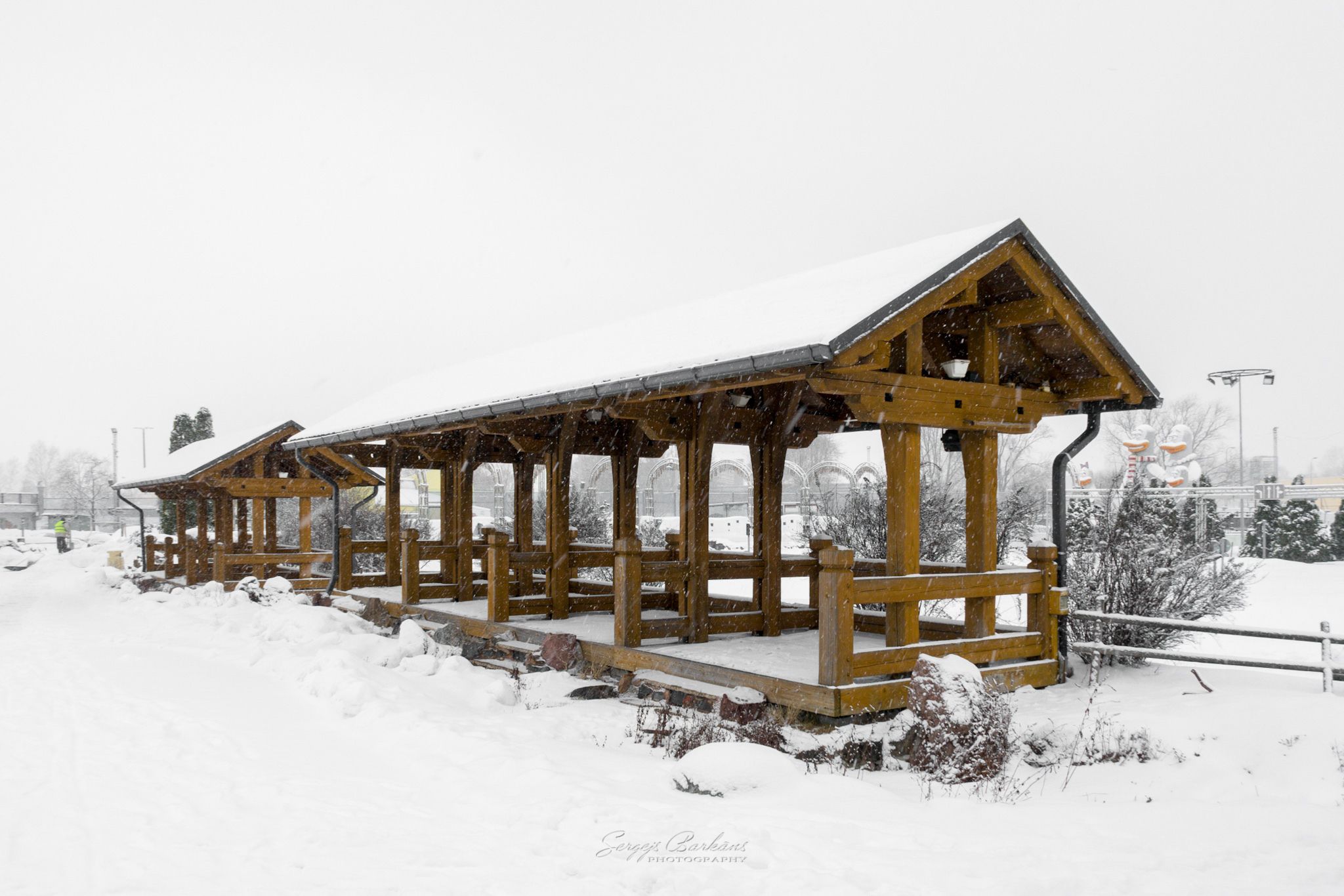 #riga #latvia #lido #europe #building #snow #frost, Sergejs Barkans