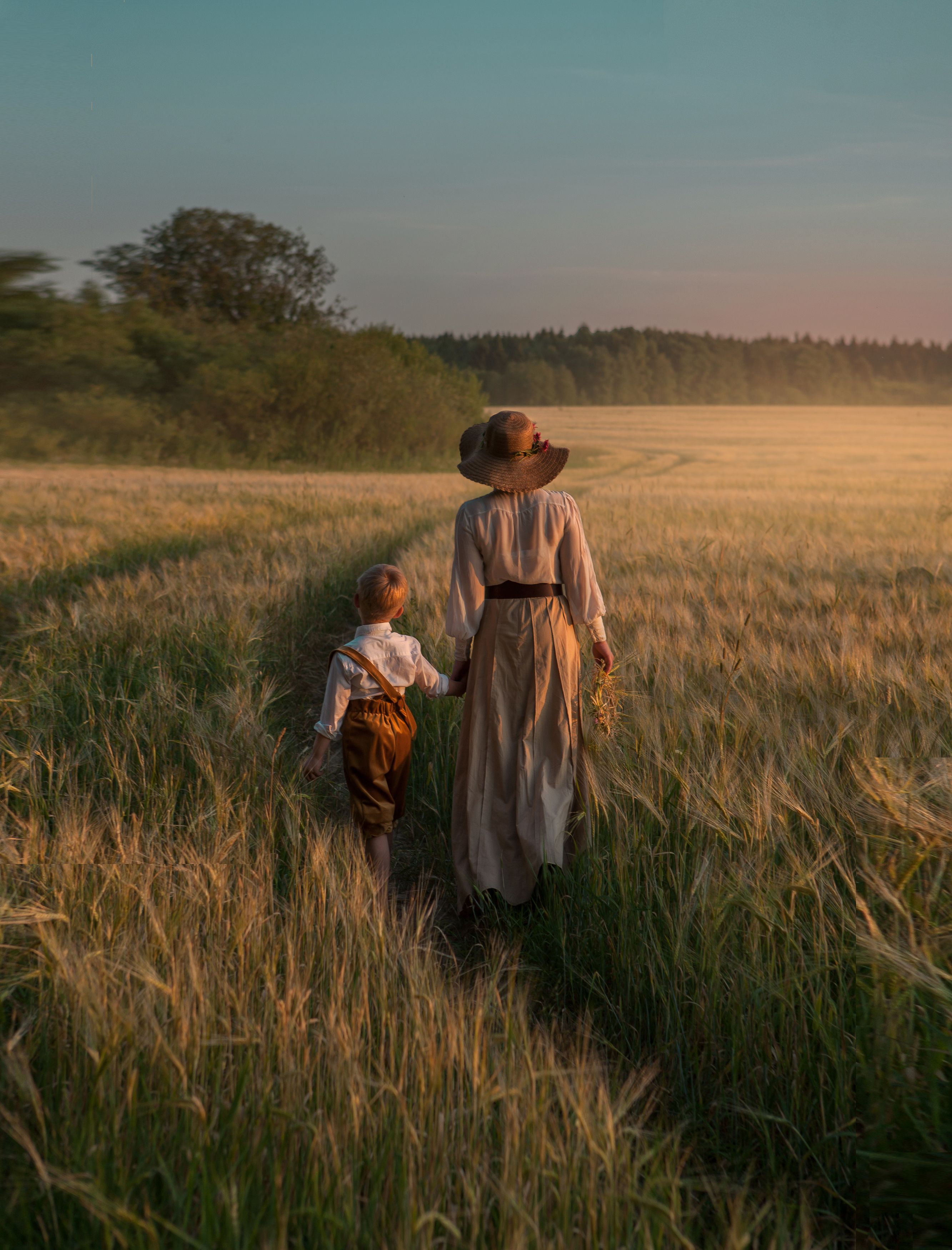 природа красота поле дети семья любовь искусство фотография лето рожь  небо, Татьяна Шепелева